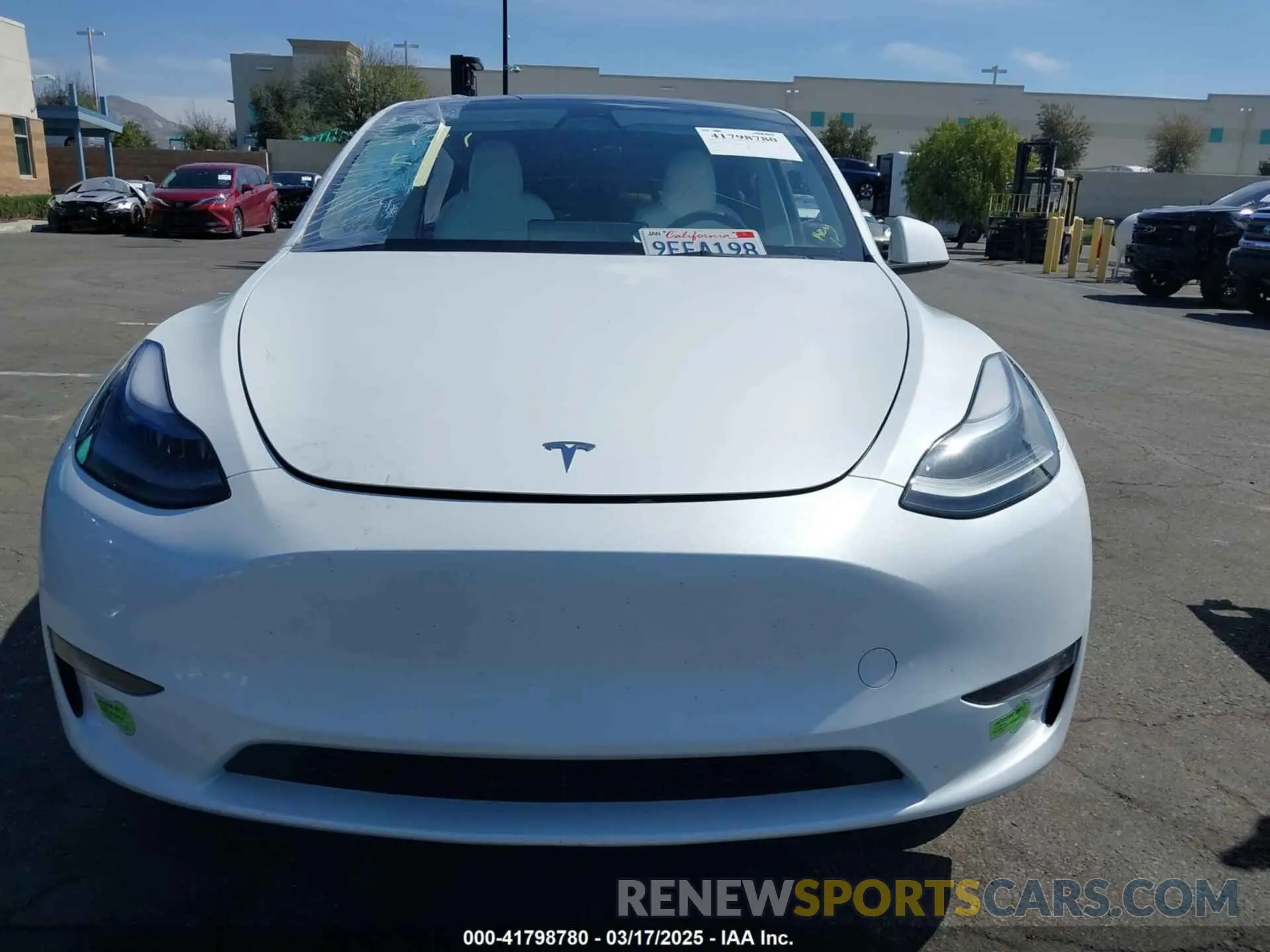 12 fotografías del automóvil dañado 7SAYGDEE2PF632121 TESLA MODEL Y 2023