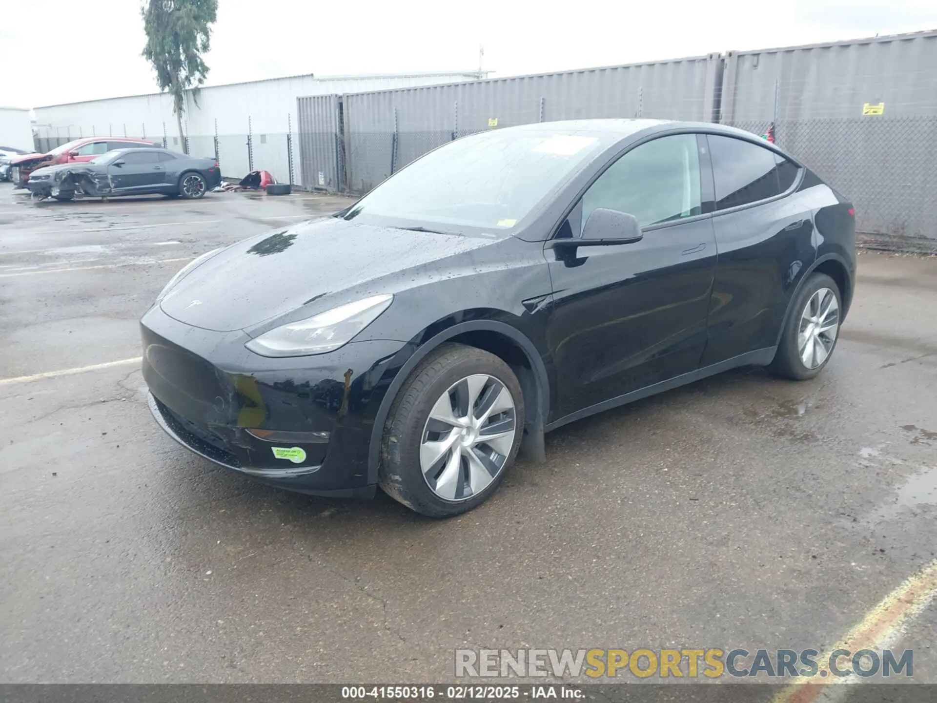 2 fotografías del automóvil dañado 7SAYGDEE2PF632443 TESLA MODEL Y 2023
