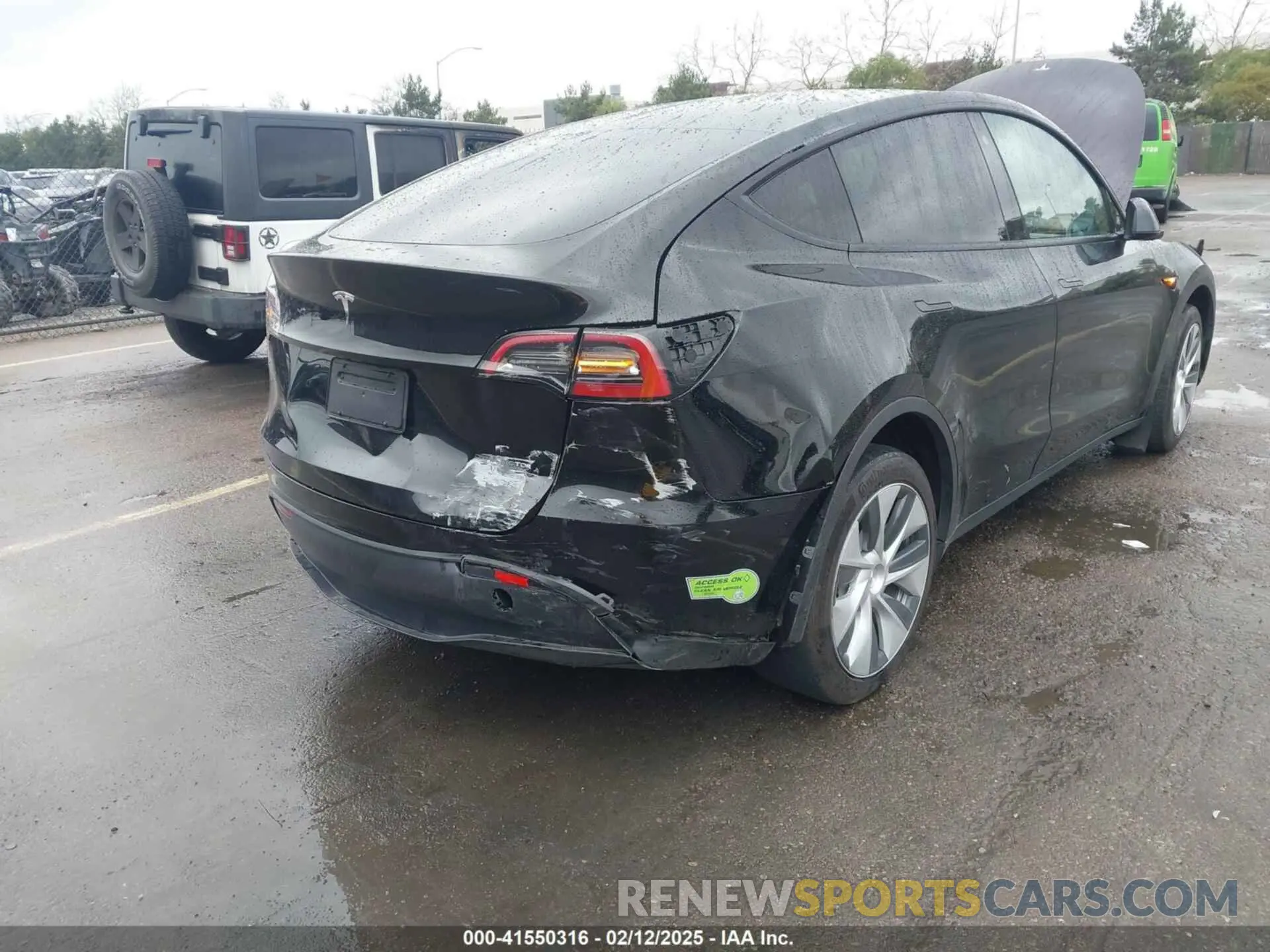 6 fotografías del automóvil dañado 7SAYGDEE2PF632443 TESLA MODEL Y 2023