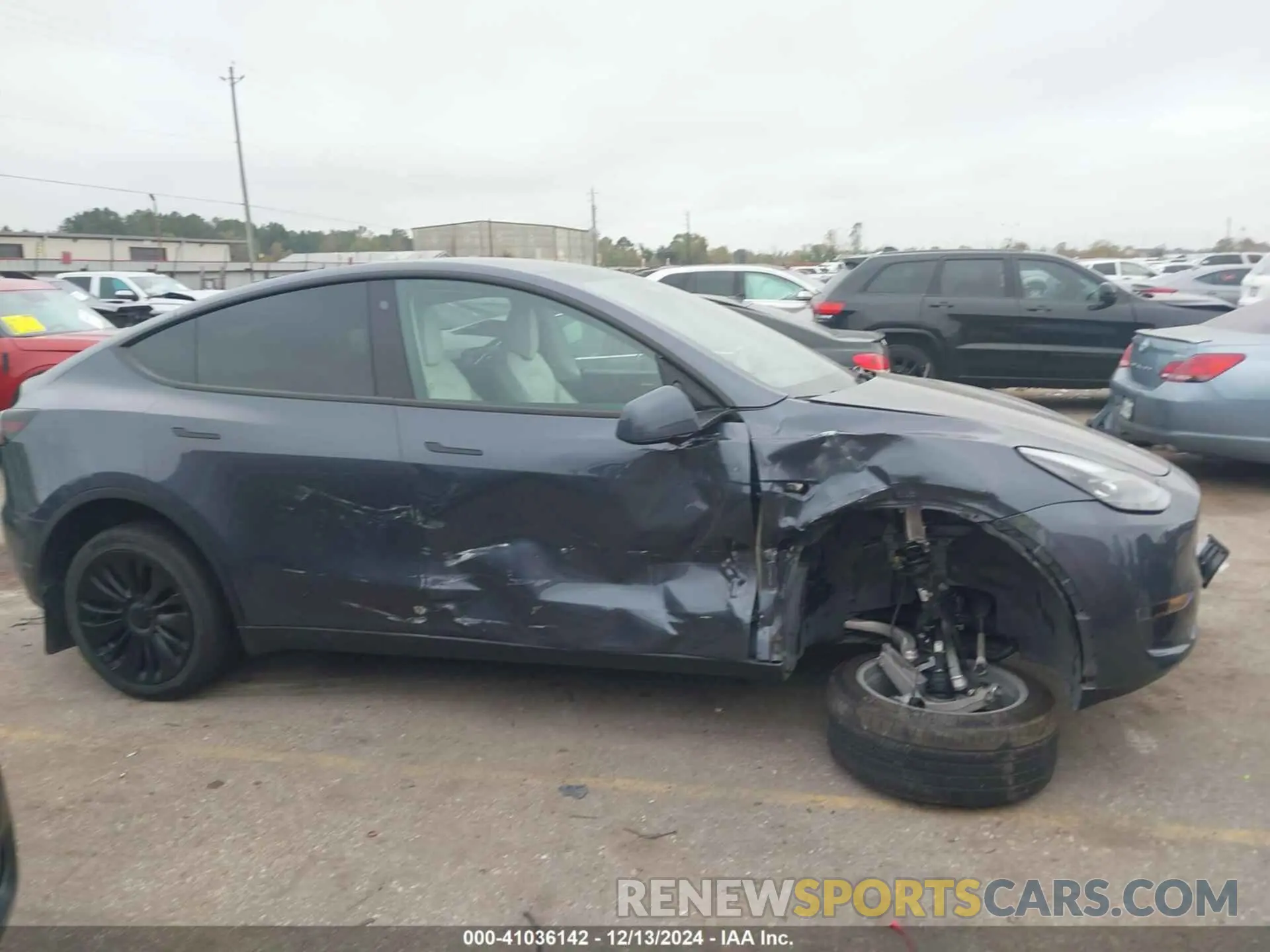 12 fotografías del automóvil dañado 7SAYGDEE2PF687541 TESLA MODEL Y 2023