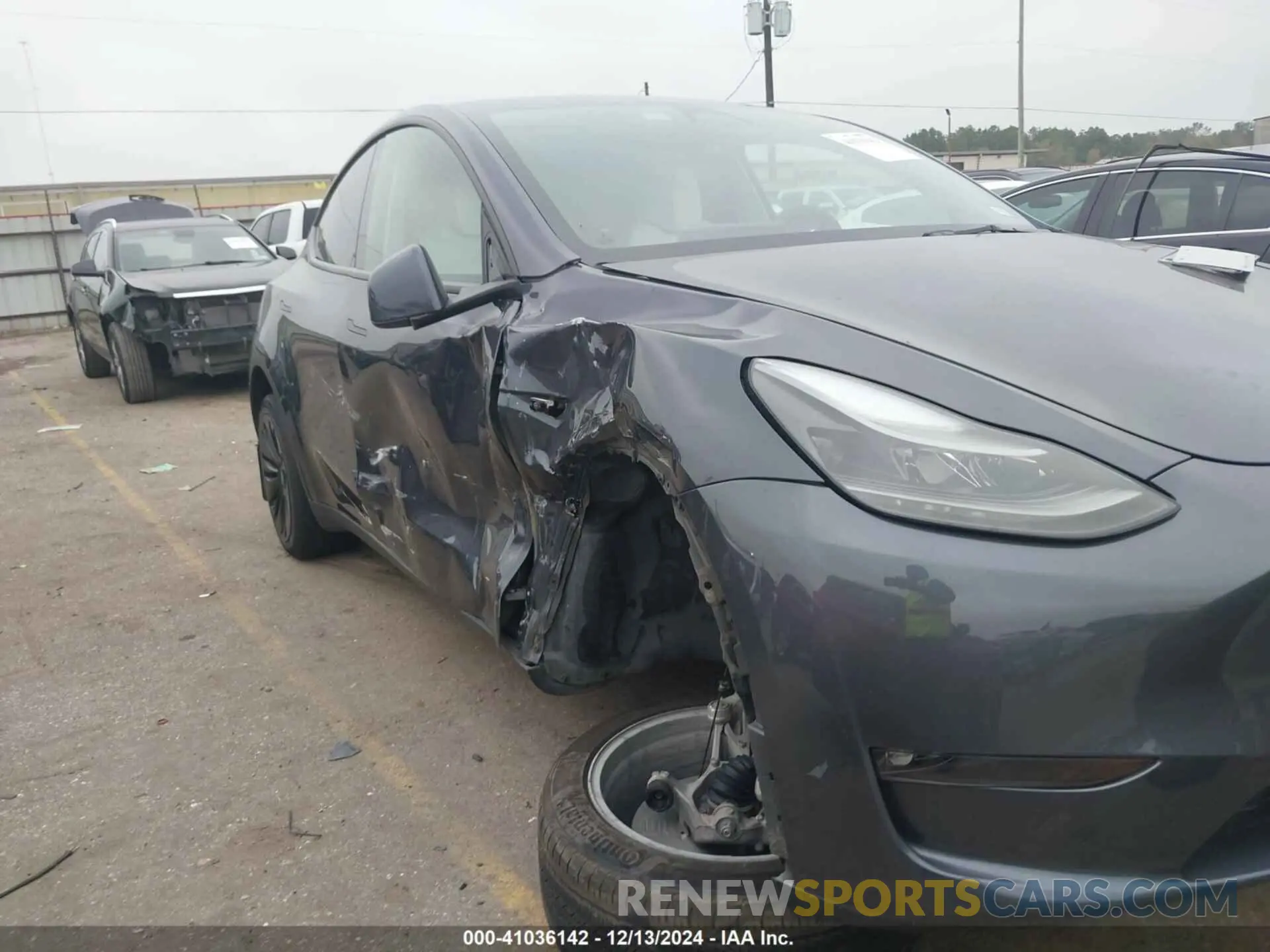 6 fotografías del automóvil dañado 7SAYGDEE2PF687541 TESLA MODEL Y 2023