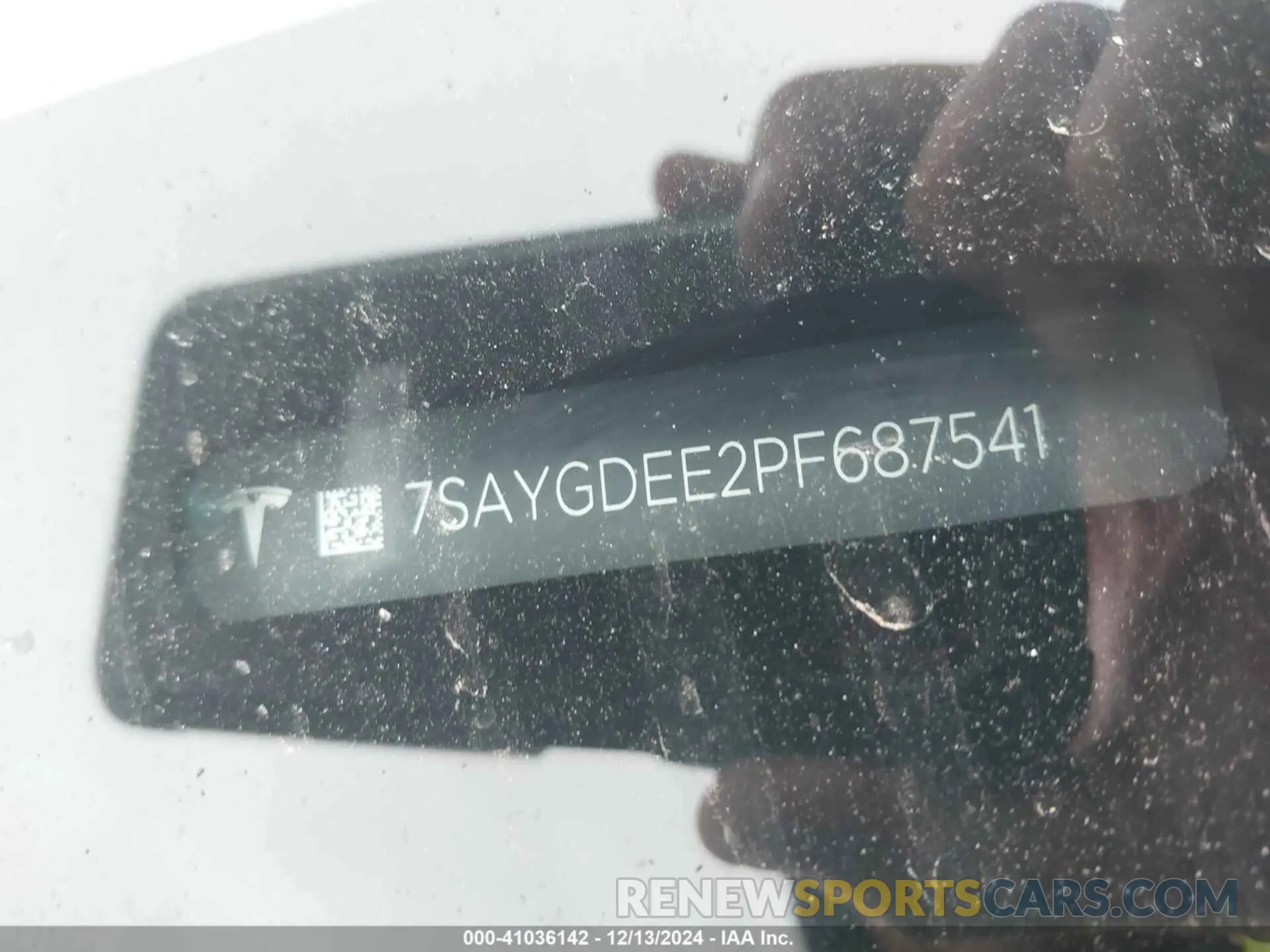 9 fotografías del automóvil dañado 7SAYGDEE2PF687541 TESLA MODEL Y 2023