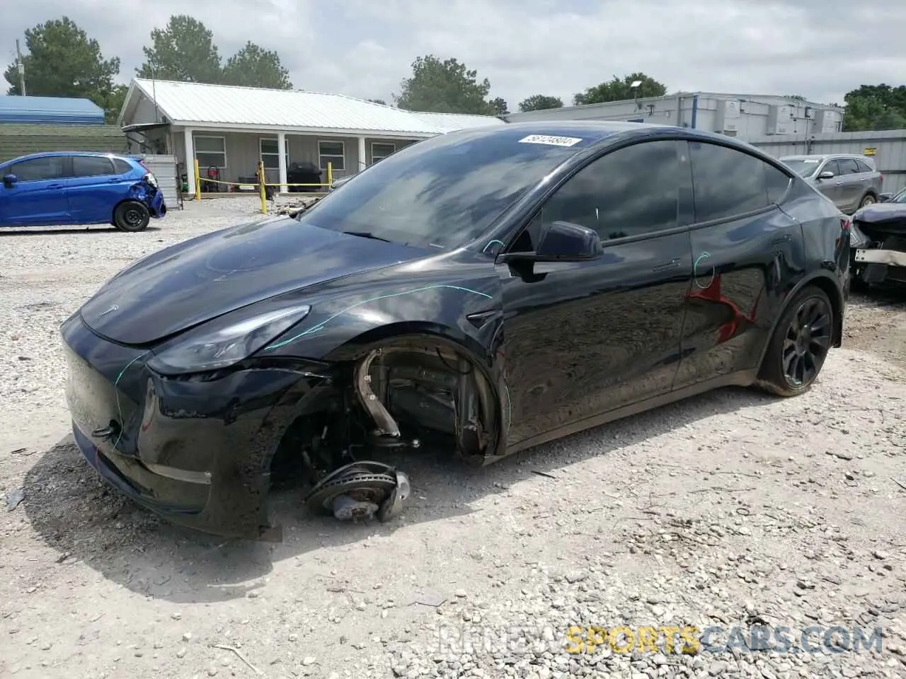 1 fotografías del automóvil dañado 7SAYGDEE2PF750444 TESLA MODEL Y 2023