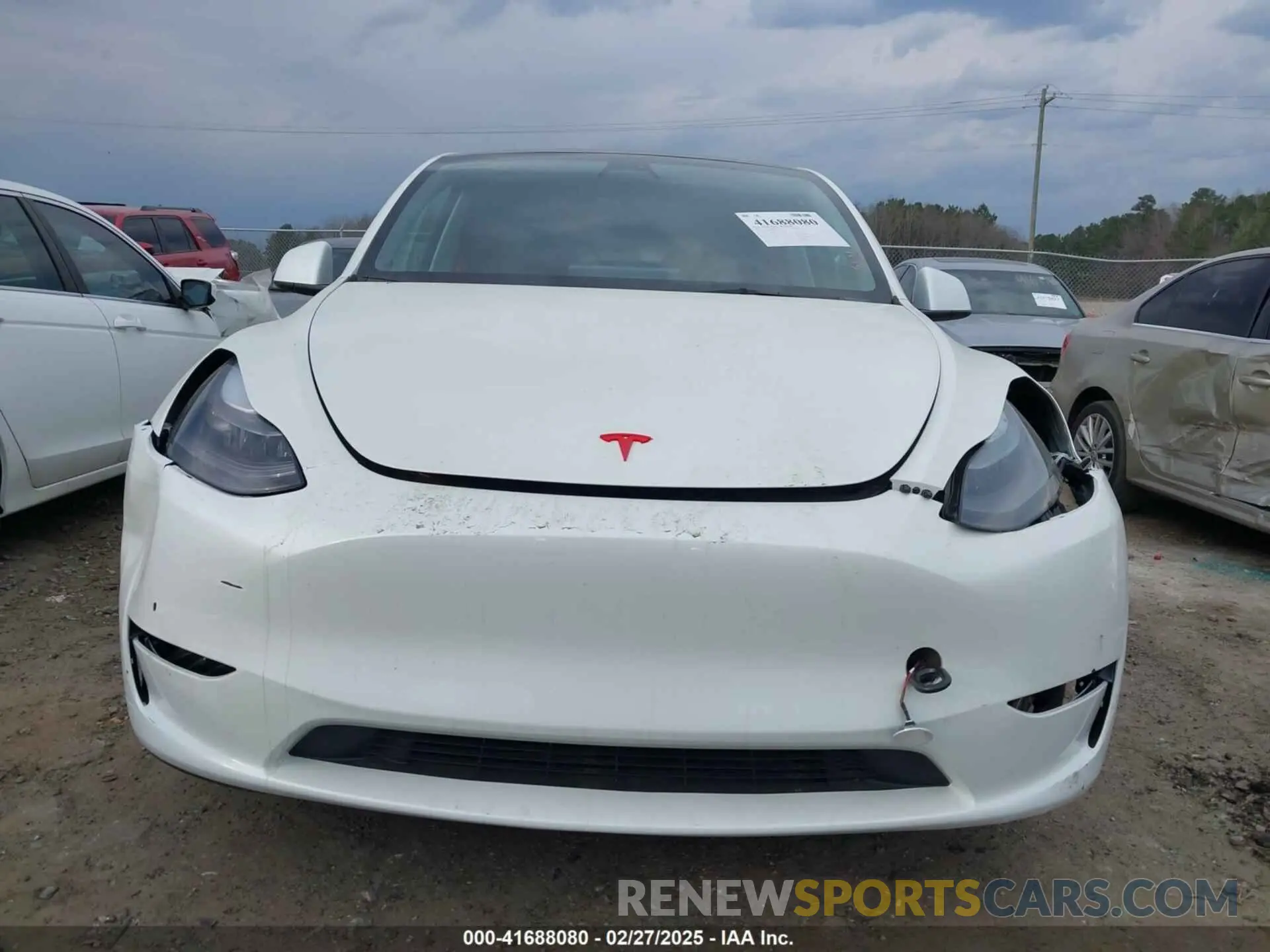 12 fotografías del automóvil dañado 7SAYGDEE2PF765395 TESLA MODEL Y 2023