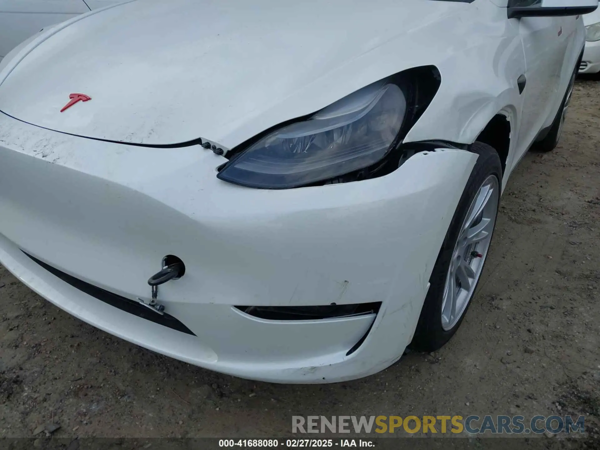 19 fotografías del automóvil dañado 7SAYGDEE2PF765395 TESLA MODEL Y 2023