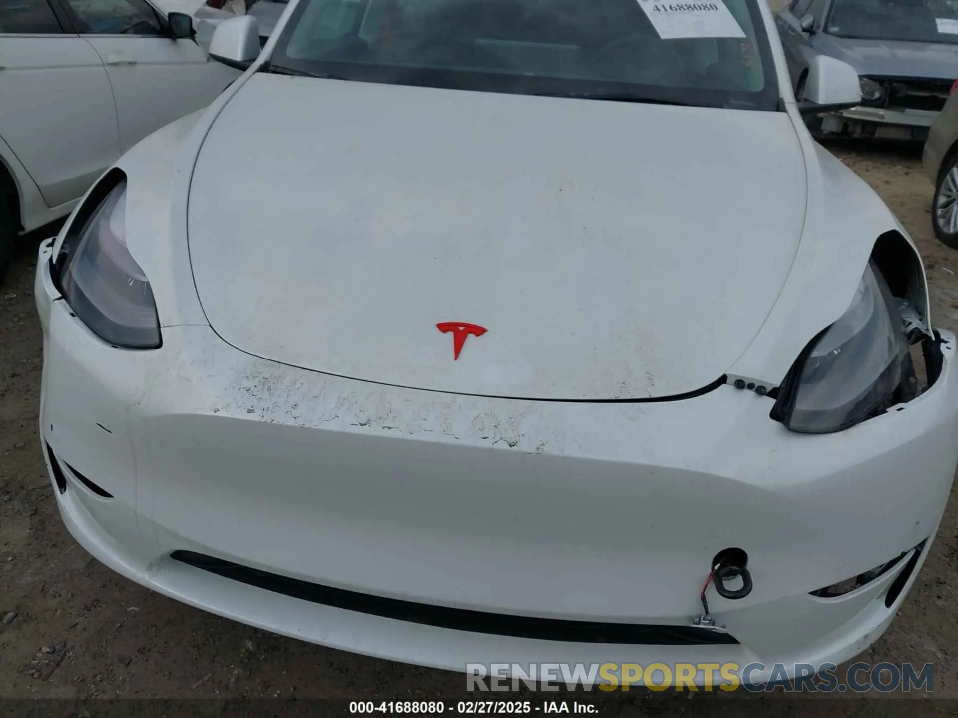20 fotografías del automóvil dañado 7SAYGDEE2PF765395 TESLA MODEL Y 2023