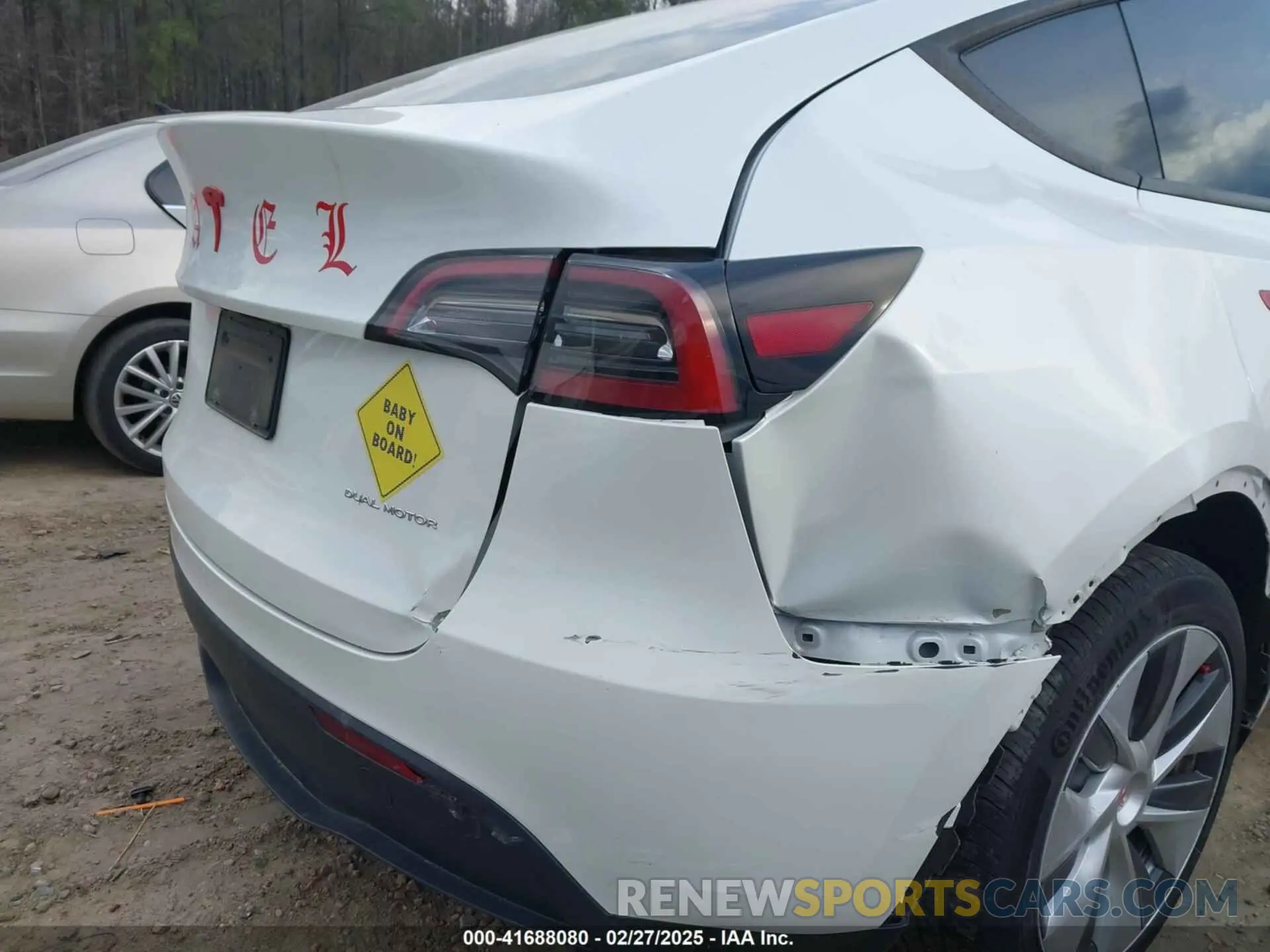 23 fotografías del automóvil dañado 7SAYGDEE2PF765395 TESLA MODEL Y 2023