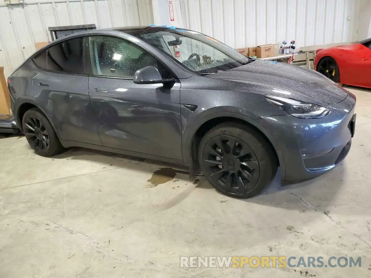 4 fotografías del automóvil dañado 7SAYGDEE2PF765784 TESLA MODEL Y 2023