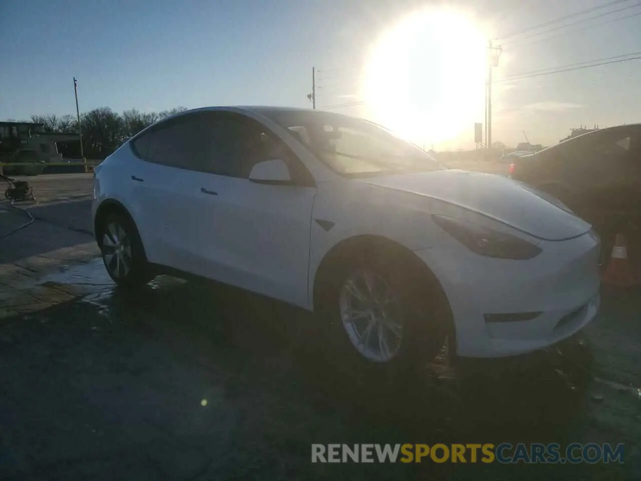 4 fotografías del automóvil dañado 7SAYGDEE2PF784609 TESLA MODEL Y 2023