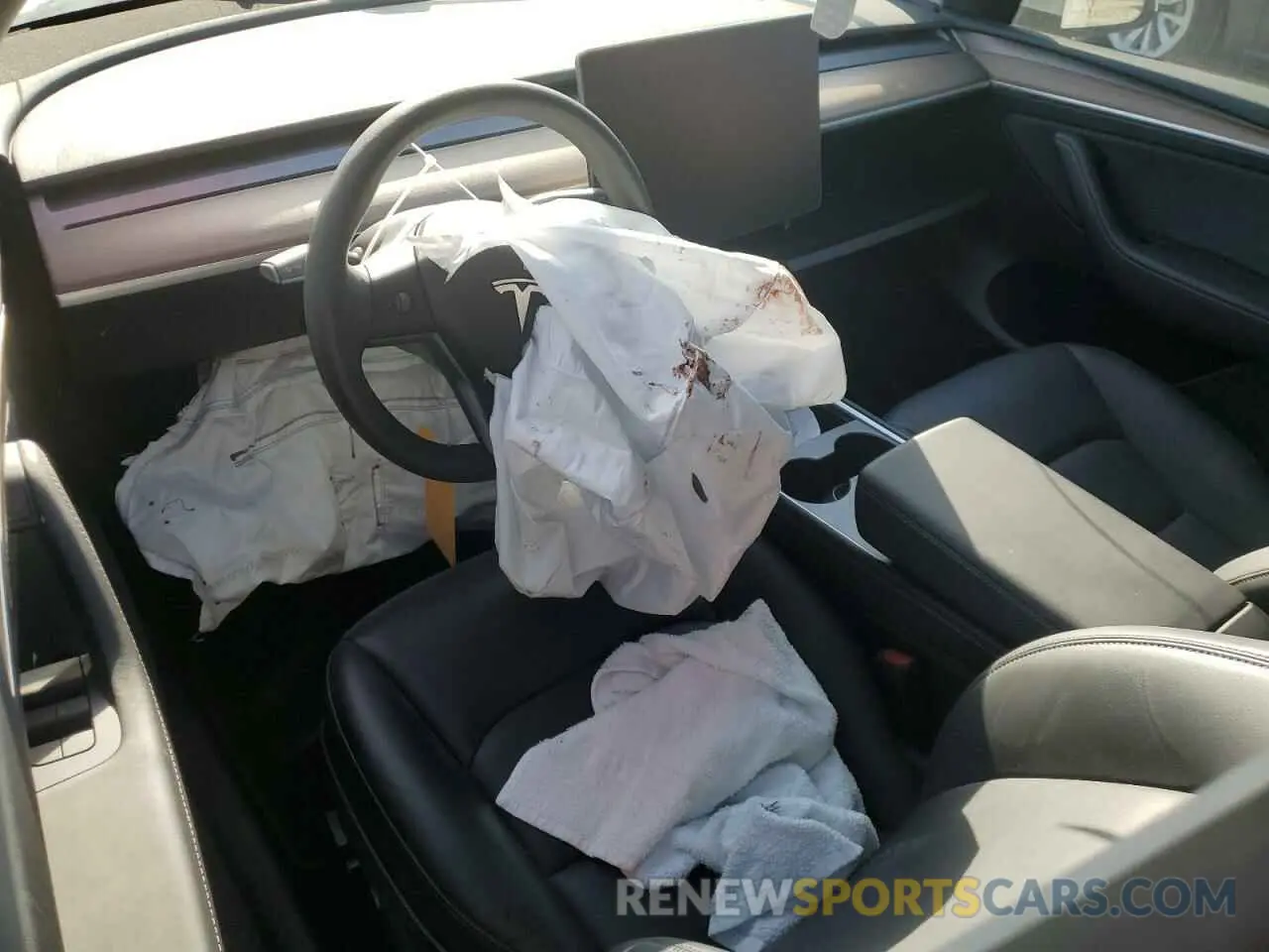 8 fotografías del automóvil dañado 7SAYGDEE2PF784609 TESLA MODEL Y 2023