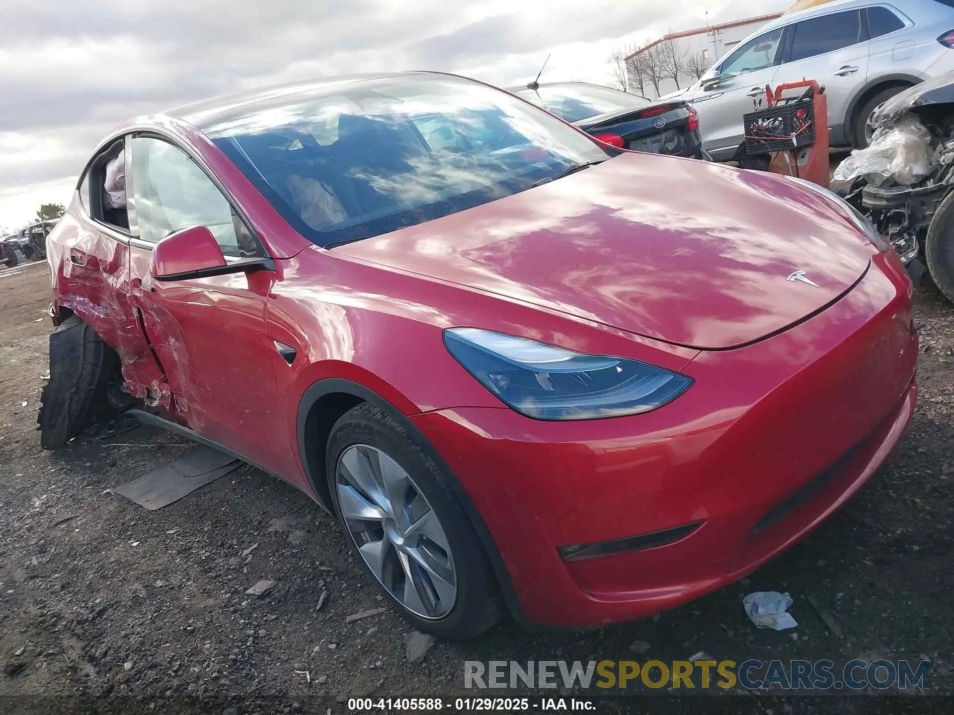 1 fotografías del automóvil dañado 7SAYGDEE2PF865593 TESLA MODEL Y 2023