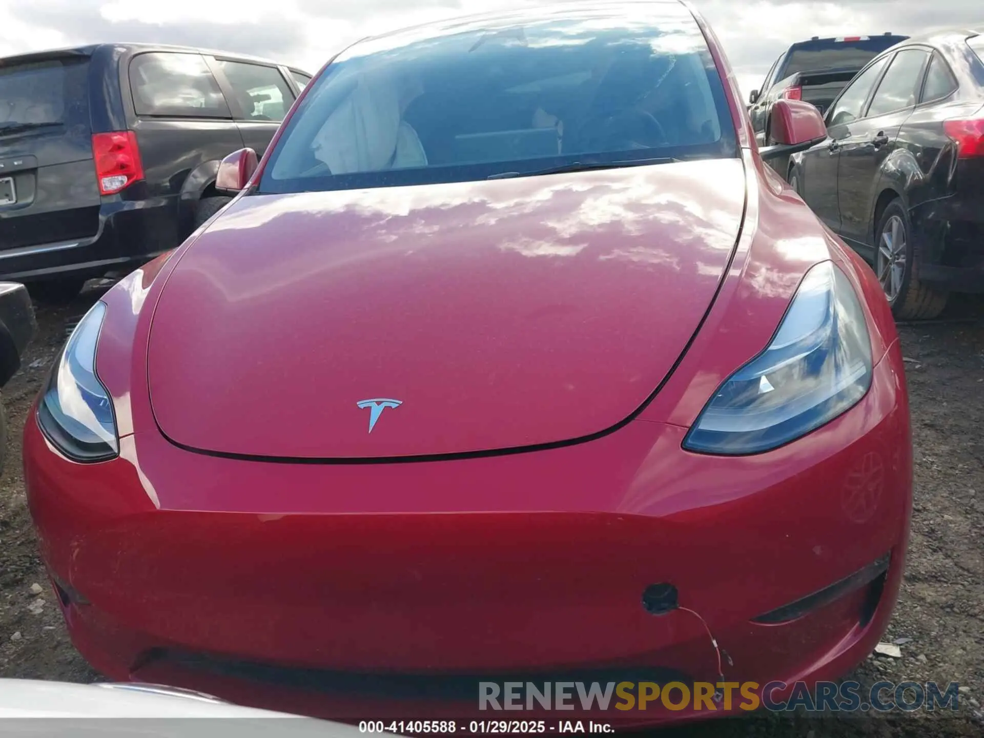 12 fotografías del automóvil dañado 7SAYGDEE2PF865593 TESLA MODEL Y 2023