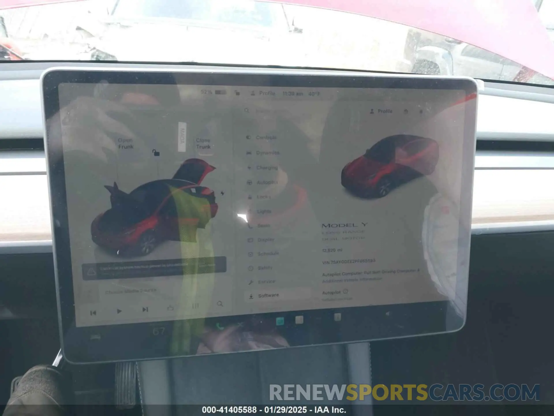 18 fotografías del automóvil dañado 7SAYGDEE2PF865593 TESLA MODEL Y 2023