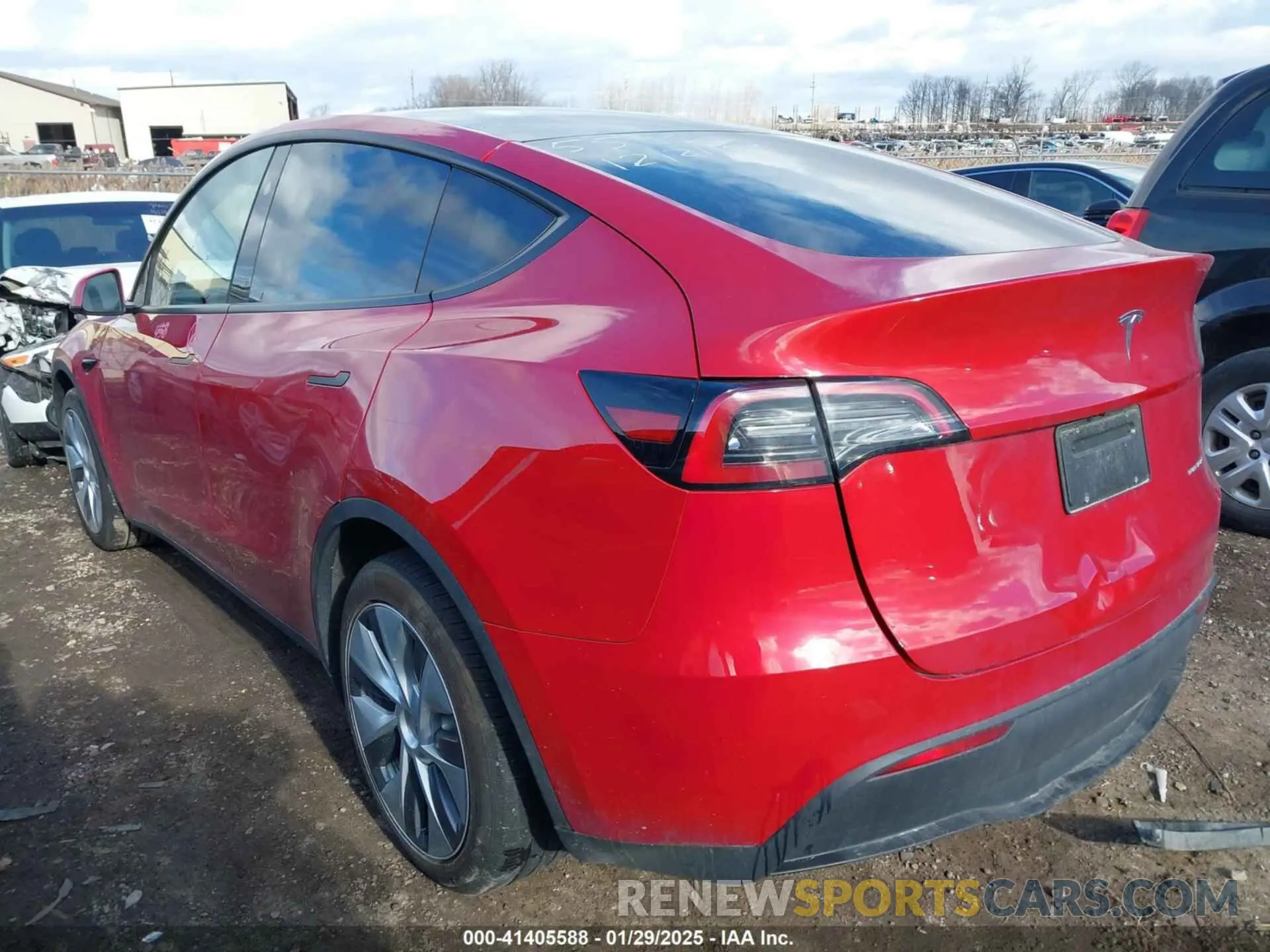 3 fotografías del automóvil dañado 7SAYGDEE2PF865593 TESLA MODEL Y 2023