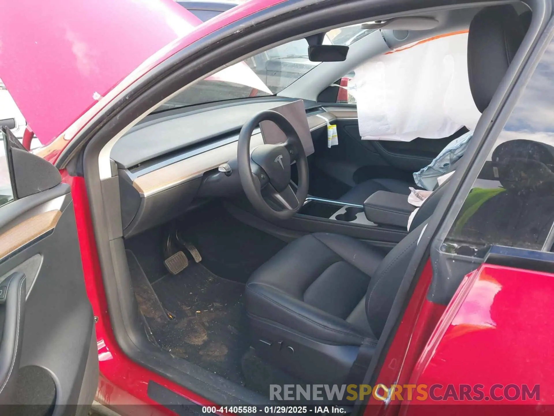 5 fotografías del automóvil dañado 7SAYGDEE2PF865593 TESLA MODEL Y 2023