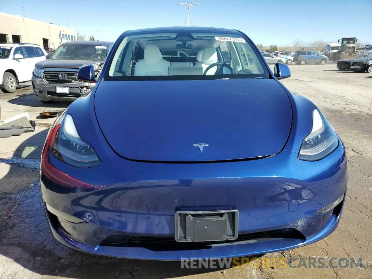 5 fotografías del automóvil dañado 7SAYGDEE2PF872902 TESLA MODEL Y 2023