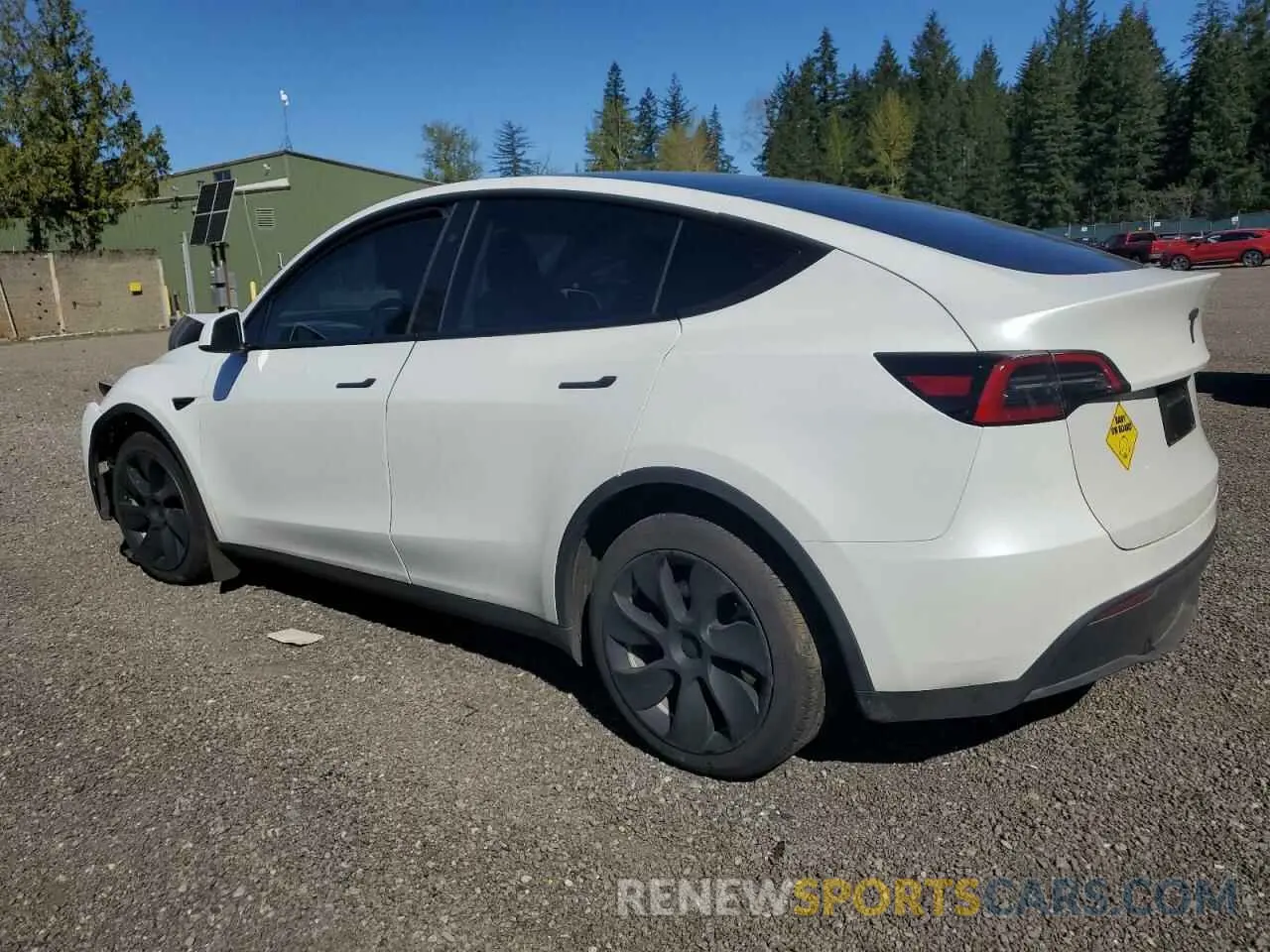 2 fotografías del automóvil dañado 7SAYGDEE2PF878117 TESLA MODEL Y 2023
