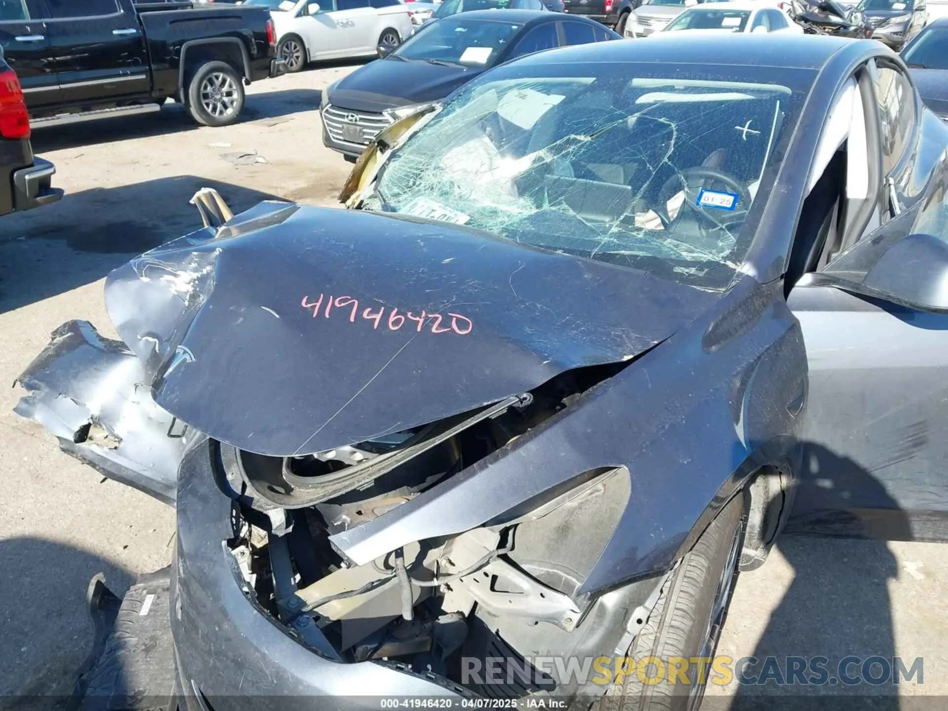 6 fotografías del automóvil dañado 7SAYGDEE2PF889117 TESLA MODEL Y 2023