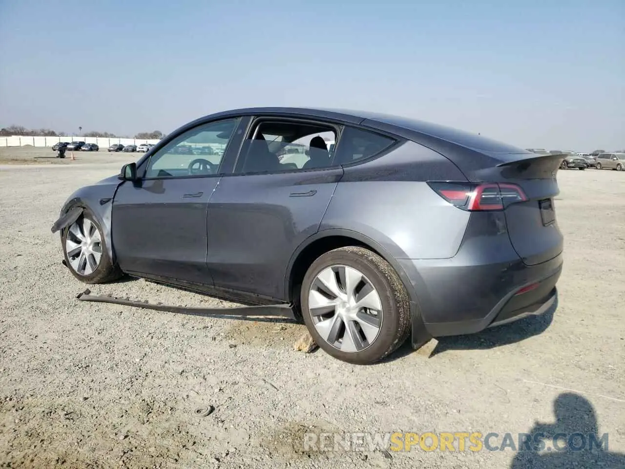 2 fotografías del automóvil dañado 7SAYGDEE2PF929213 TESLA MODEL Y 2023