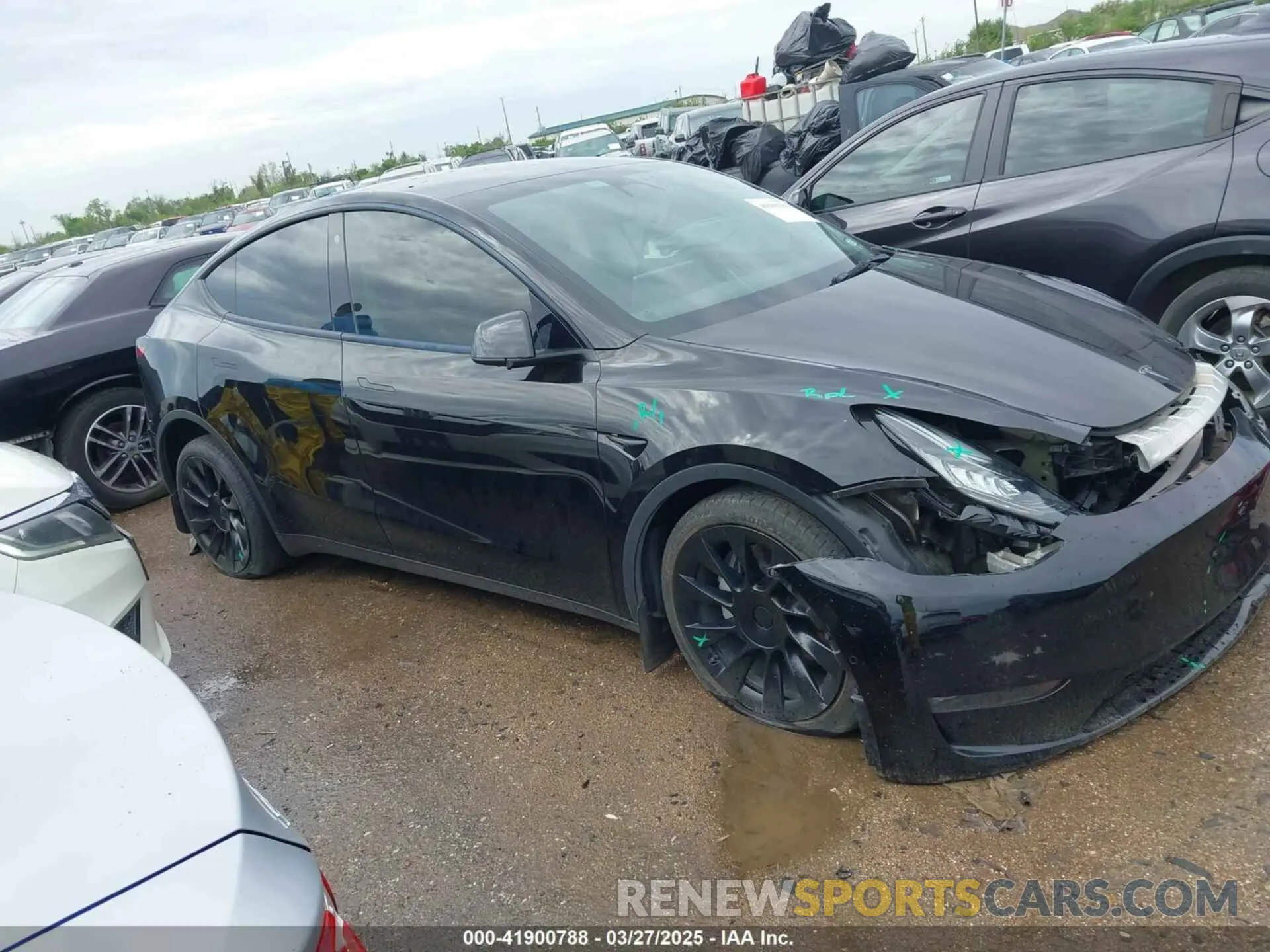 1 fotografías del automóvil dañado 7SAYGDEE3PA024315 TESLA MODEL Y 2023