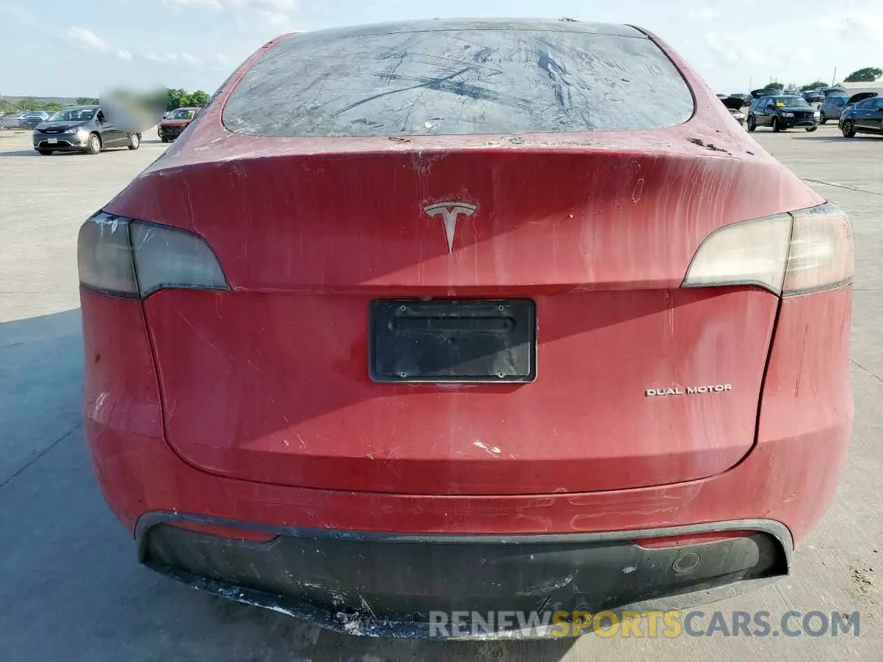 6 fotografías del automóvil dañado 7SAYGDEE3PA028462 TESLA MODEL Y 2023