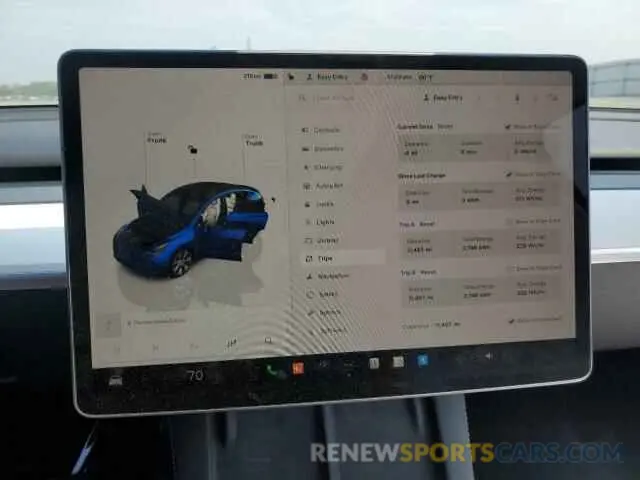 9 fotografías del automóvil dañado 7SAYGDEE3PA120901 TESLA MODEL Y 2023