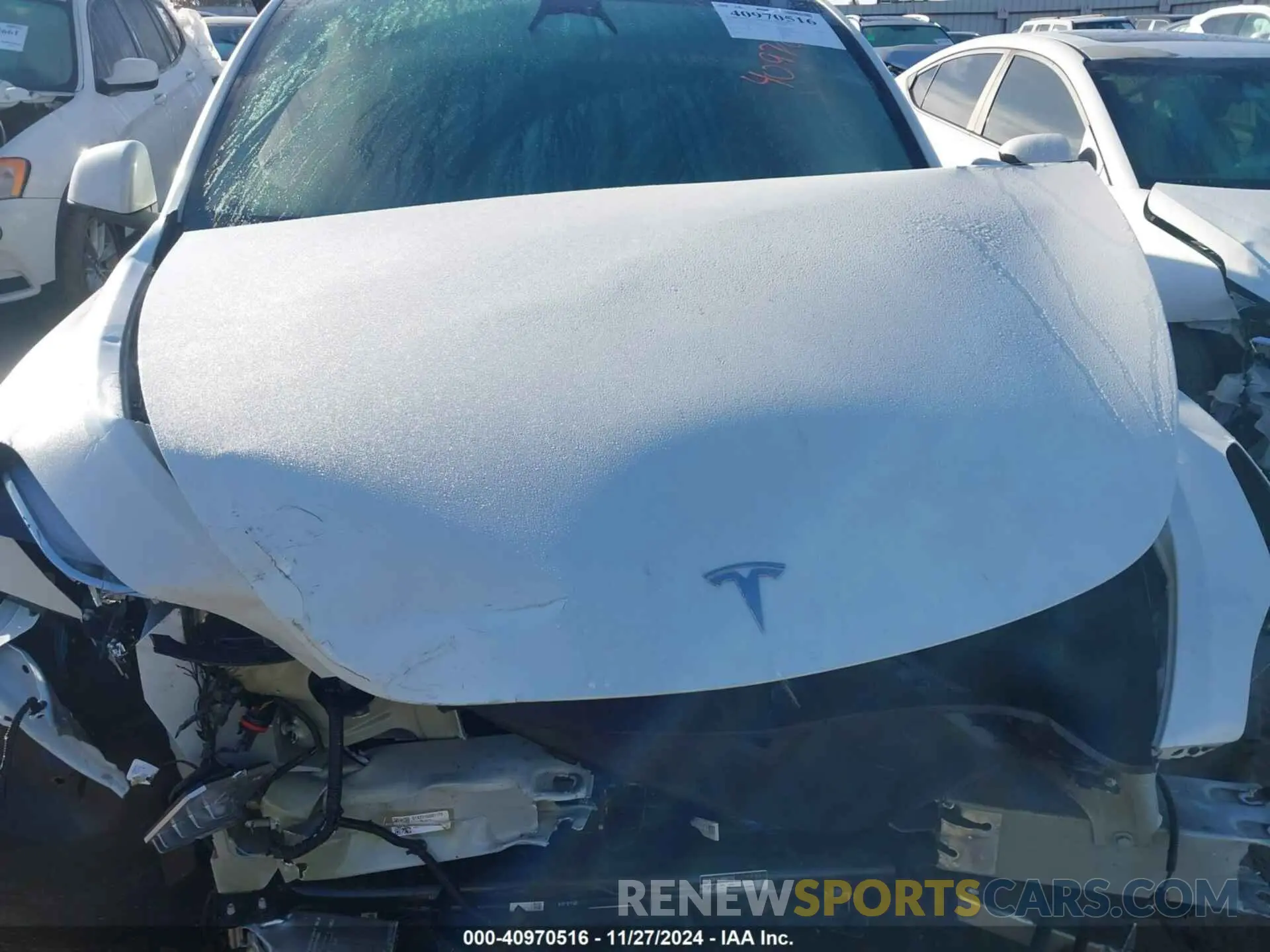 10 fotografías del automóvil dañado 7SAYGDEE3PA130666 TESLA MODEL Y 2023