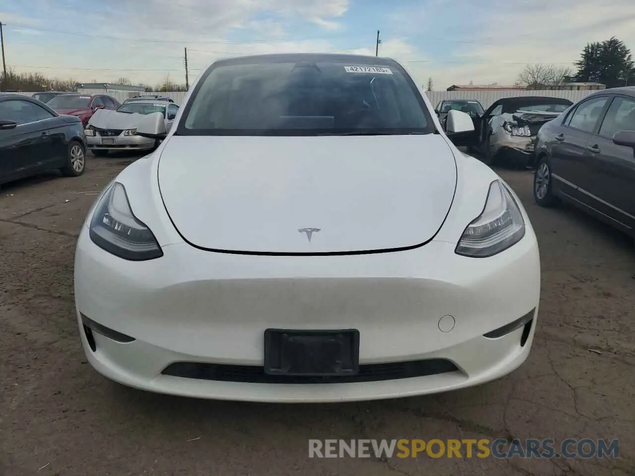 5 fotografías del automóvil dañado 7SAYGDEE3PA130988 TESLA MODEL Y 2023