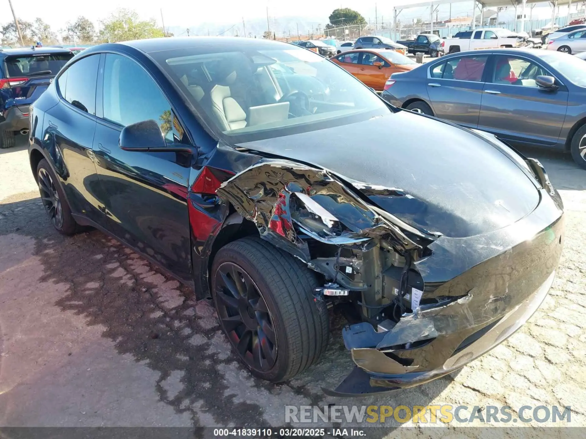 1 fotografías del automóvil dañado 7SAYGDEE3PA131056 TESLA MODEL Y 2023