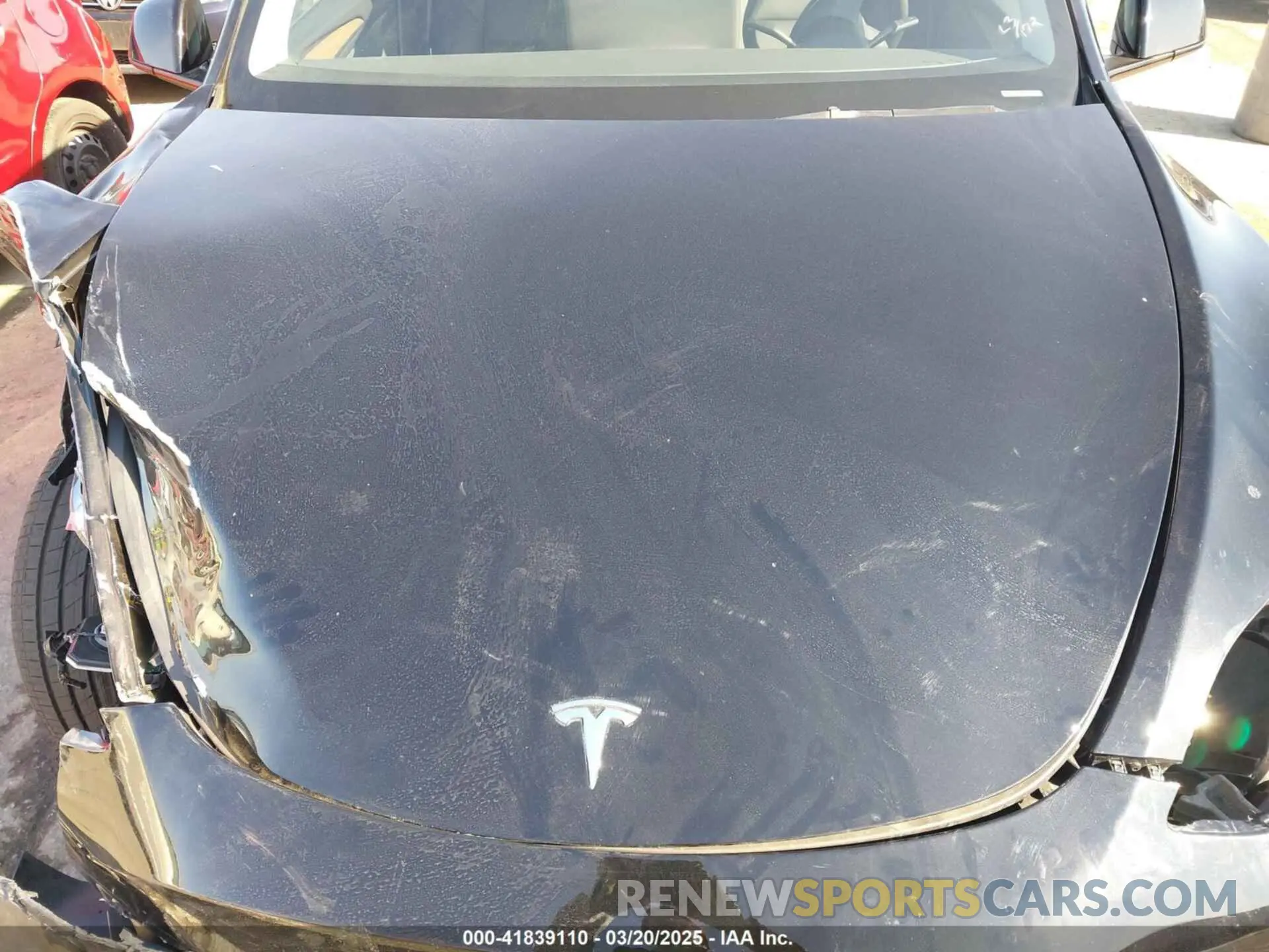 10 fotografías del automóvil dañado 7SAYGDEE3PA131056 TESLA MODEL Y 2023