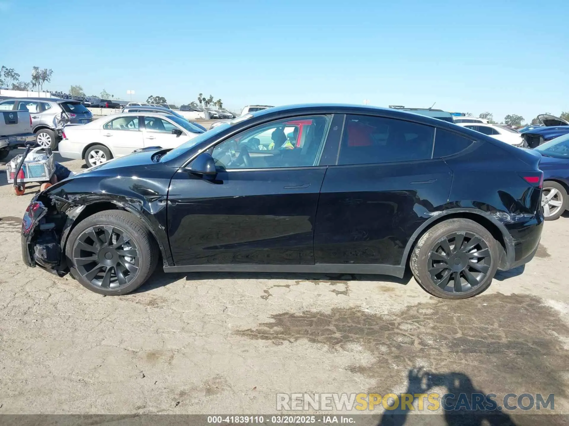 14 fotografías del automóvil dañado 7SAYGDEE3PA131056 TESLA MODEL Y 2023
