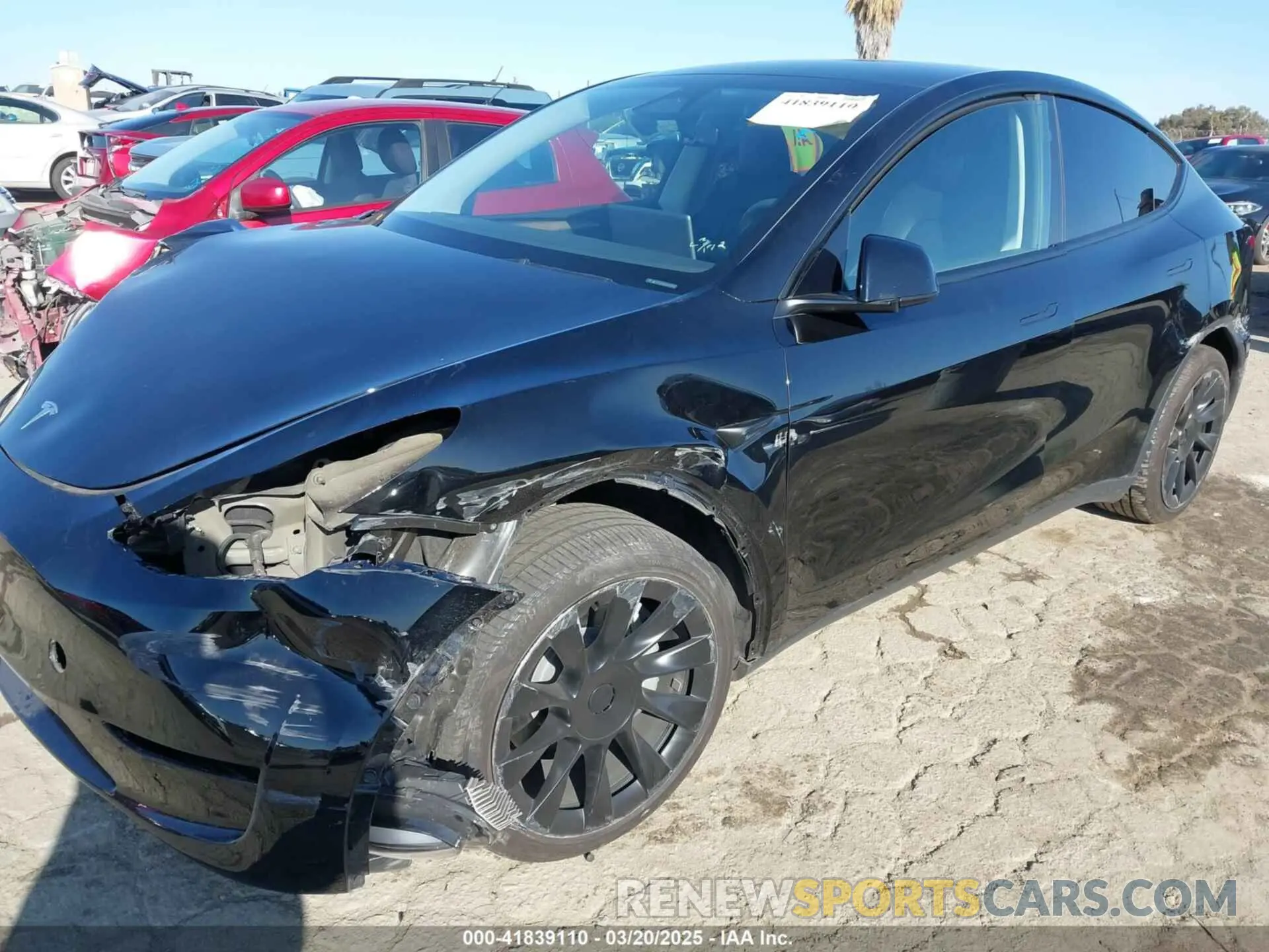 6 fotografías del automóvil dañado 7SAYGDEE3PA131056 TESLA MODEL Y 2023