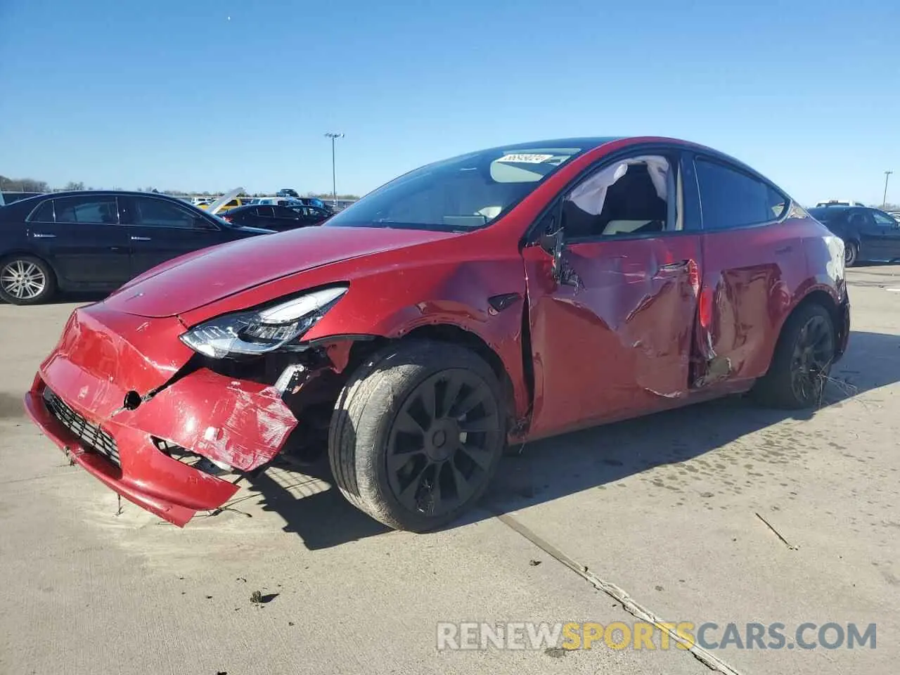 1 fotografías del automóvil dañado 7SAYGDEE3PA155261 TESLA MODEL Y 2023