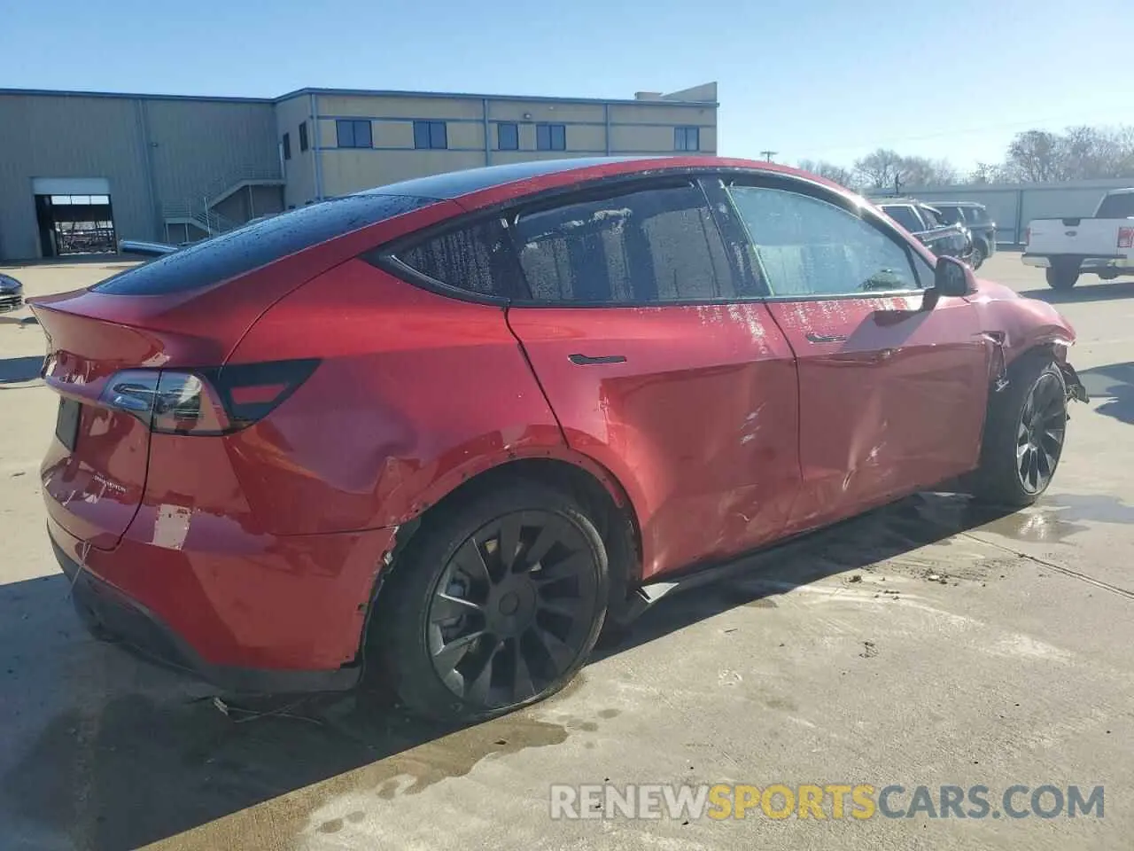 3 fotografías del automóvil dañado 7SAYGDEE3PA155261 TESLA MODEL Y 2023