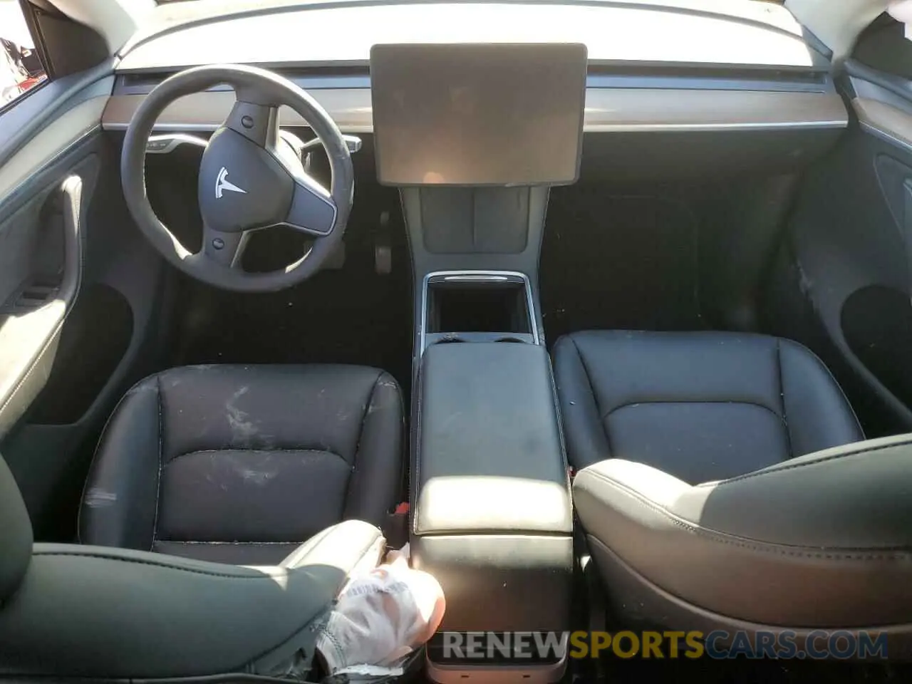 8 fotografías del automóvil dañado 7SAYGDEE3PA155261 TESLA MODEL Y 2023