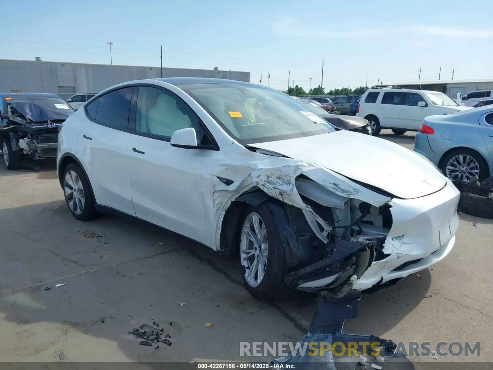 1 fotografías del automóvil dañado 7SAYGDEE3PA166177 TESLA MODEL Y 2023