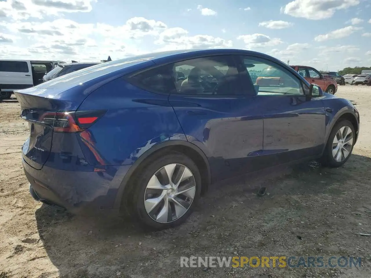 3 fotografías del automóvil dañado 7SAYGDEE3PA178832 TESLA MODEL Y 2023