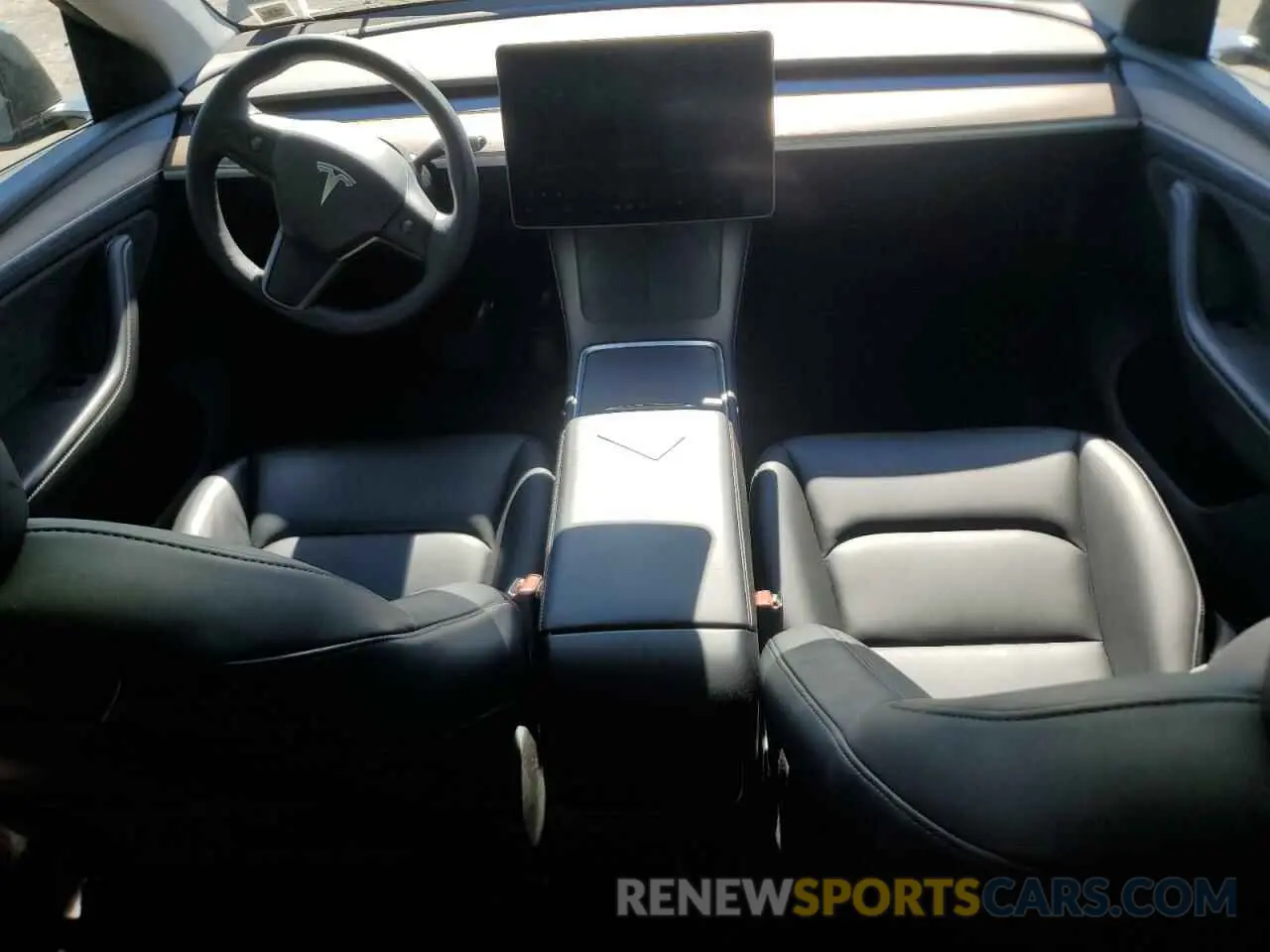 8 fotografías del automóvil dañado 7SAYGDEE3PA181438 TESLA MODEL Y 2023