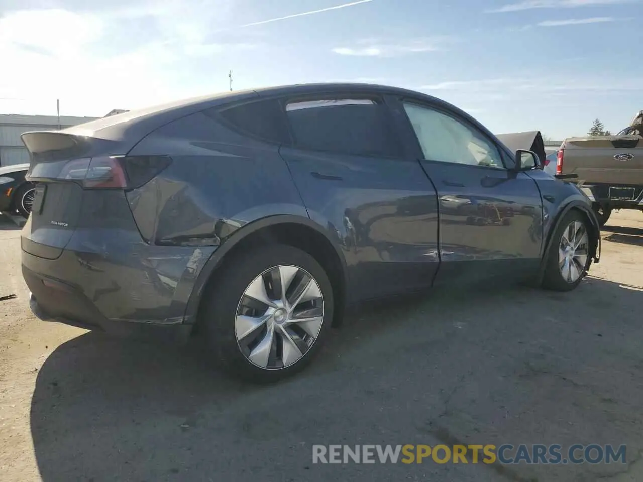 3 fotografías del automóvil dañado 7SAYGDEE3PA211165 TESLA MODEL Y 2023