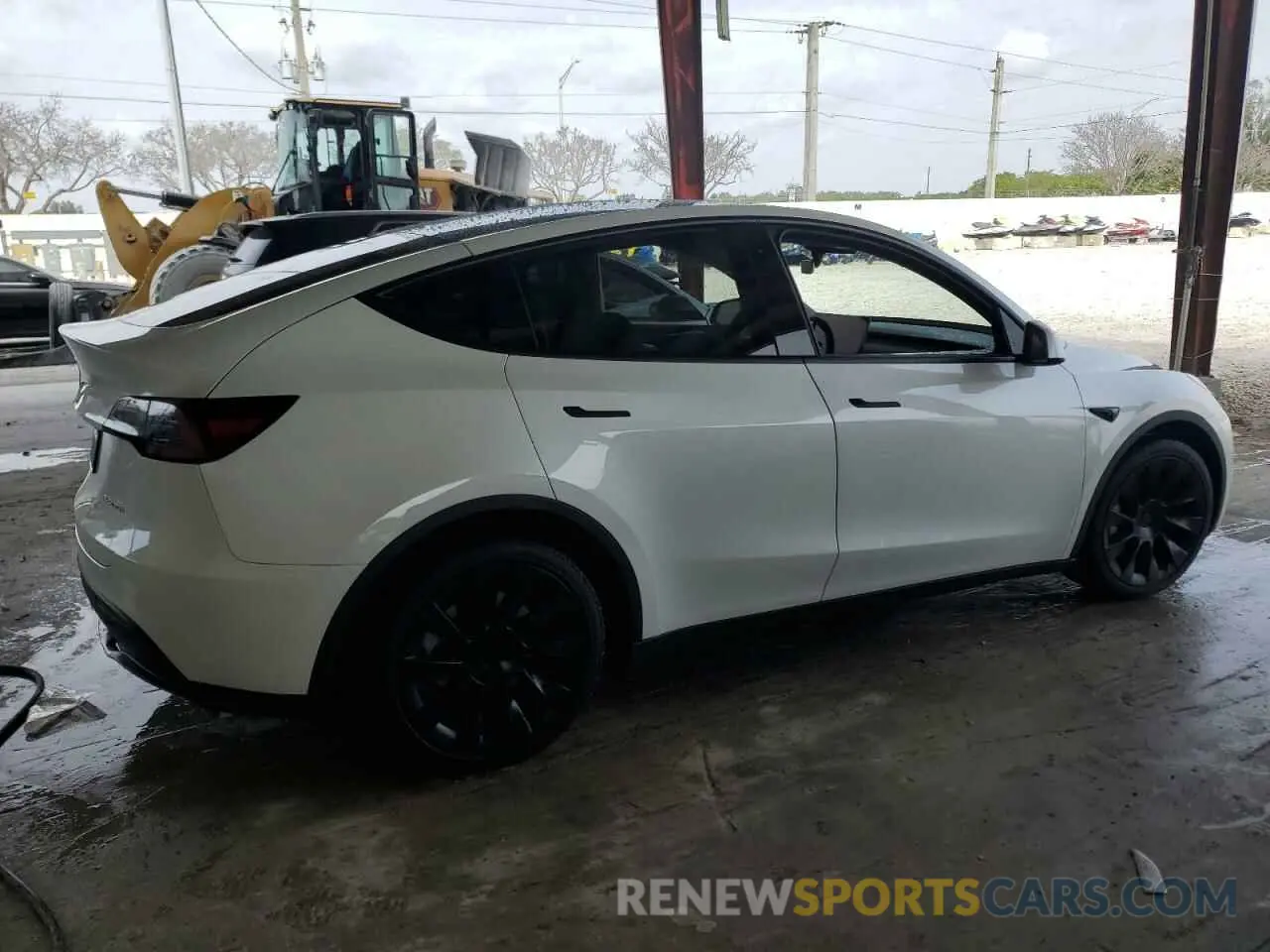 3 fotografías del automóvil dañado 7SAYGDEE3PF597797 TESLA MODEL Y 2023