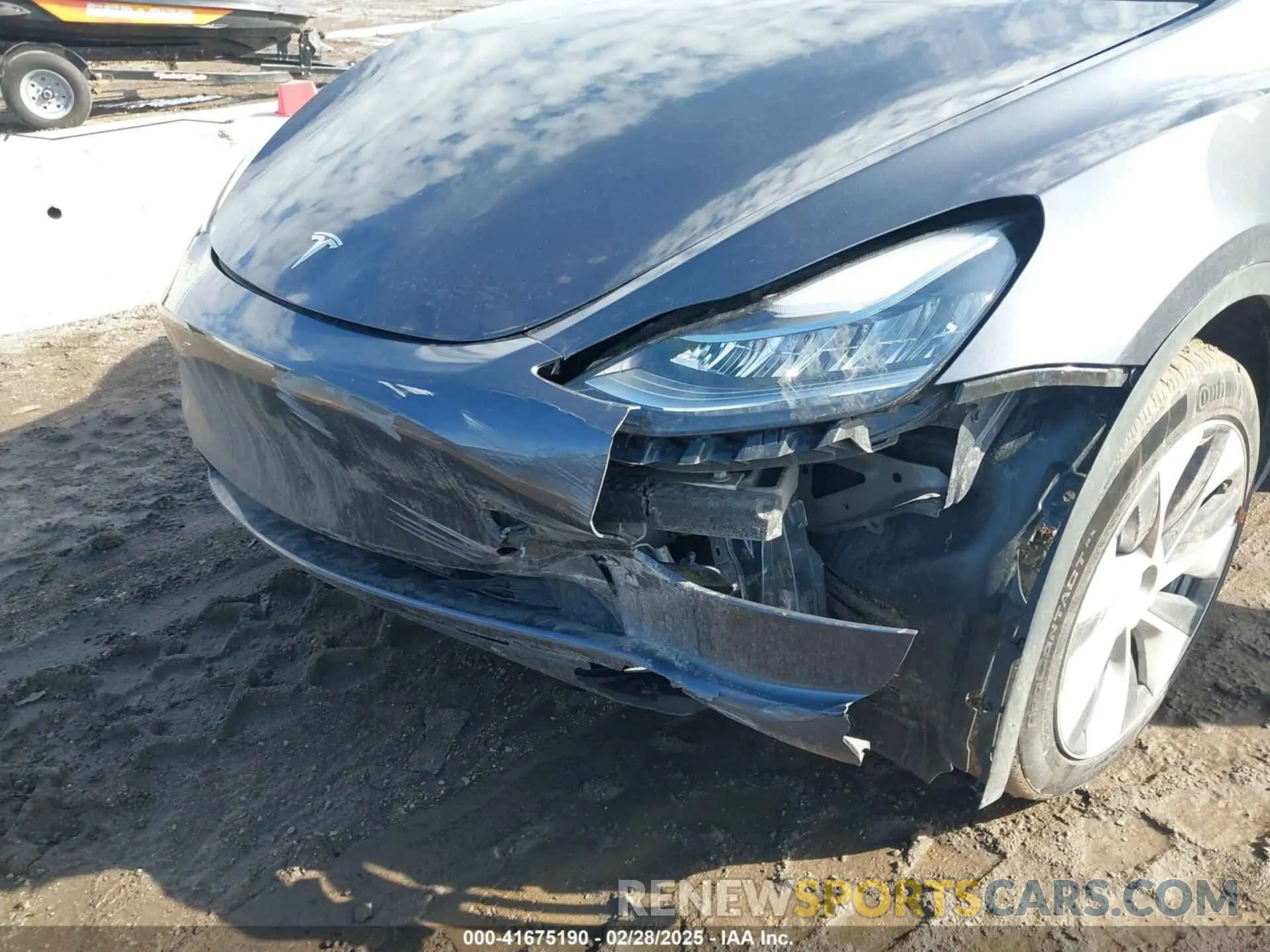 6 fotografías del automóvil dañado 7SAYGDEE3PF600780 TESLA MODEL Y 2023