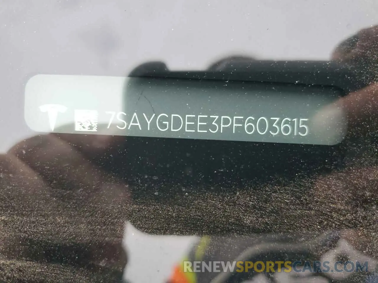 12 fotografías del automóvil dañado 7SAYGDEE3PF603615 TESLA MODEL Y 2023