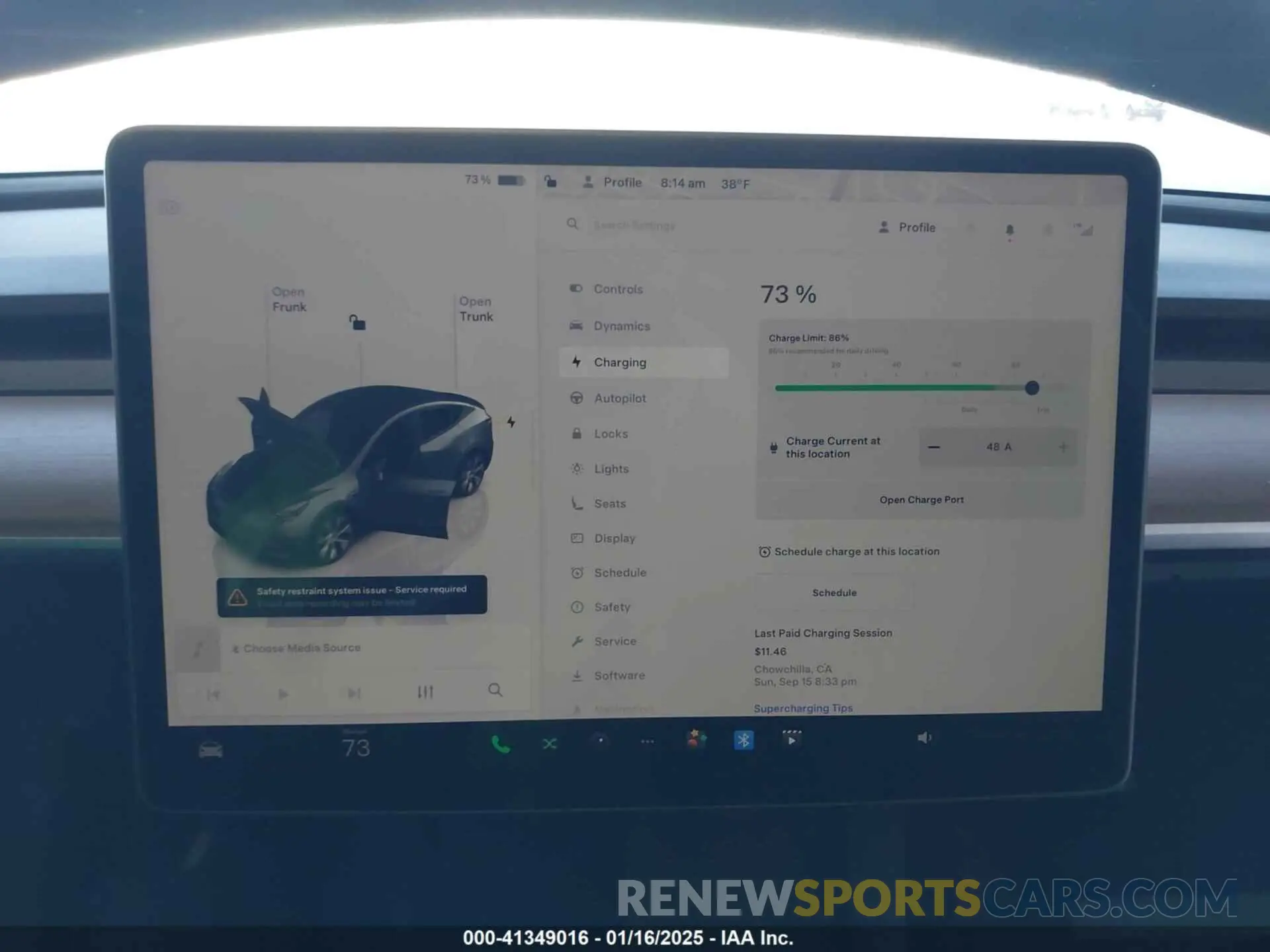 19 fotografías del automóvil dañado 7SAYGDEE3PF644911 TESLA MODEL Y 2023