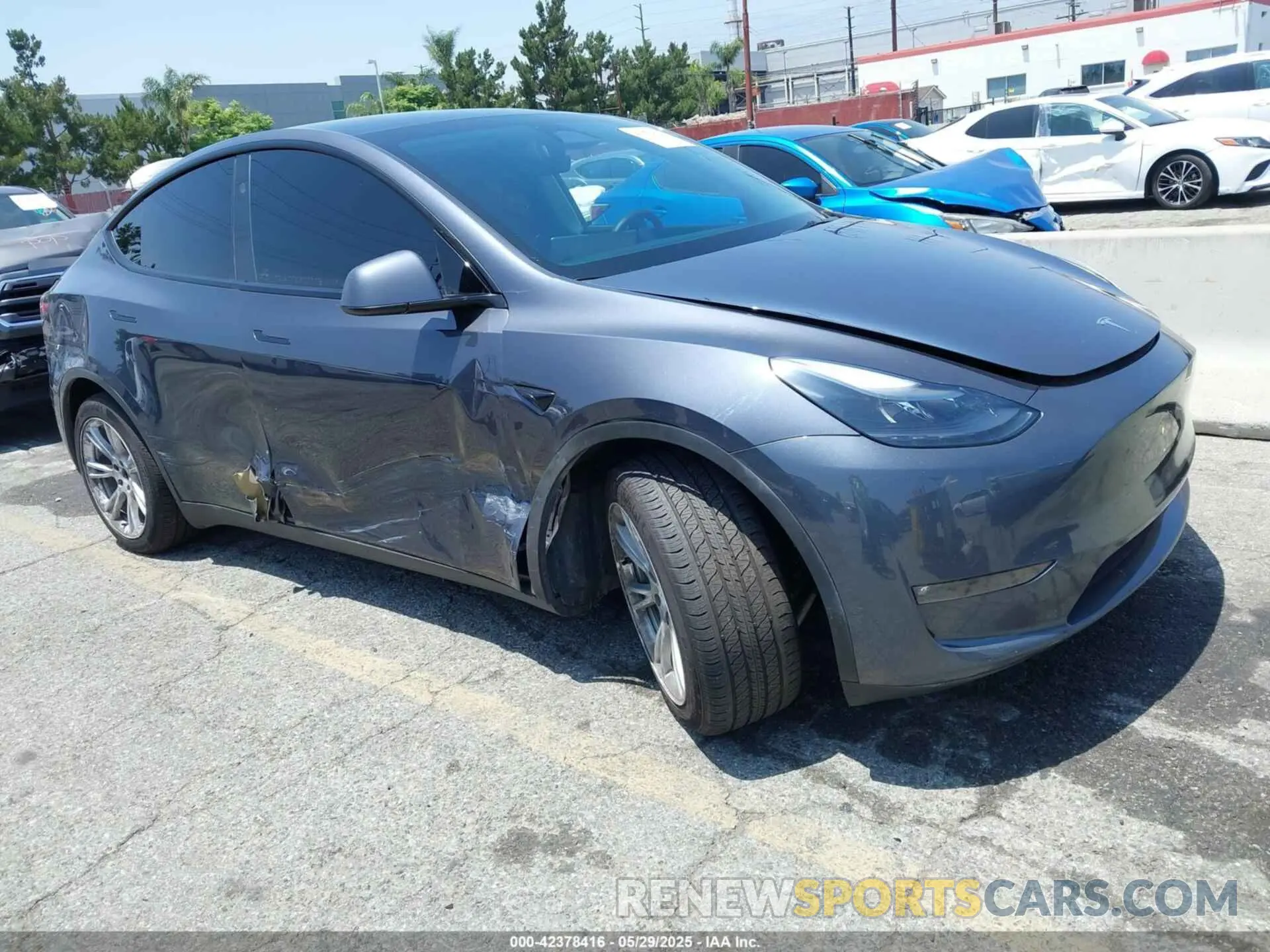 1 fotografías del automóvil dañado 7SAYGDEE3PF806715 TESLA MODEL Y 2023