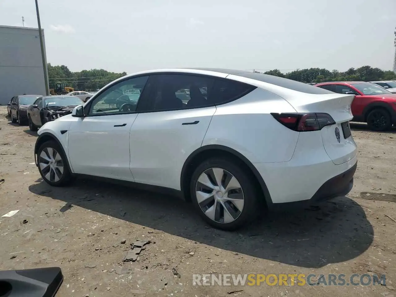 2 fotografías del automóvil dañado 7SAYGDEE3PF828732 TESLA MODEL Y 2023