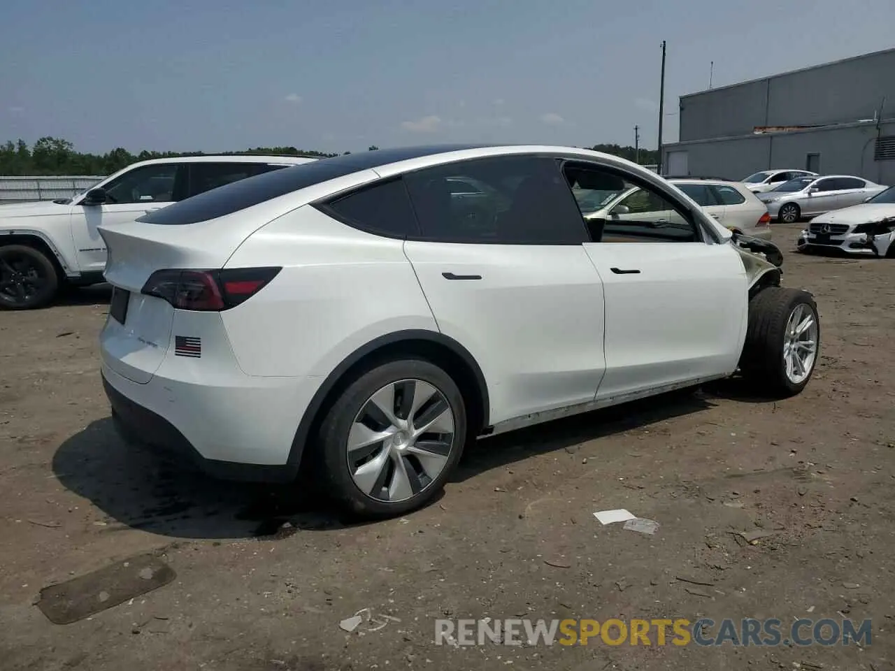 3 fotografías del automóvil dañado 7SAYGDEE3PF828732 TESLA MODEL Y 2023