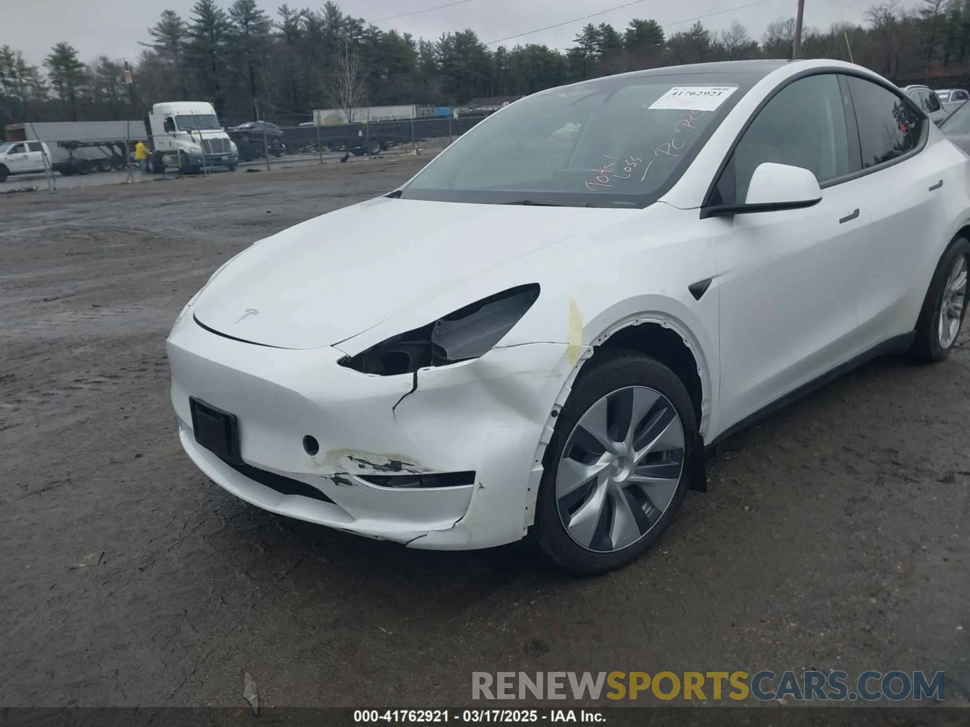 6 fotografías del automóvil dañado 7SAYGDEE3PF857633 TESLA MODEL Y 2023