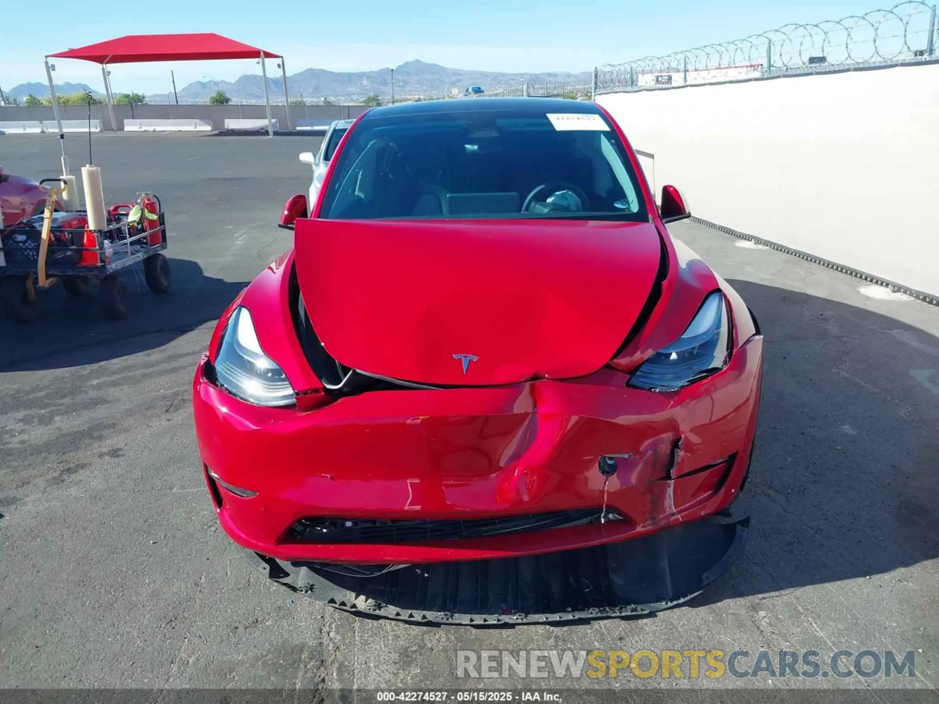6 fotografías del automóvil dañado 7SAYGDEE3PF867496 TESLA MODEL Y 2023