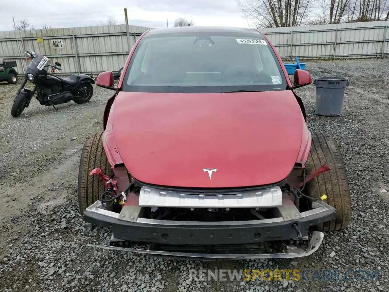 5 fotografías del automóvil dañado 7SAYGDEE3PF938566 TESLA MODEL Y 2023