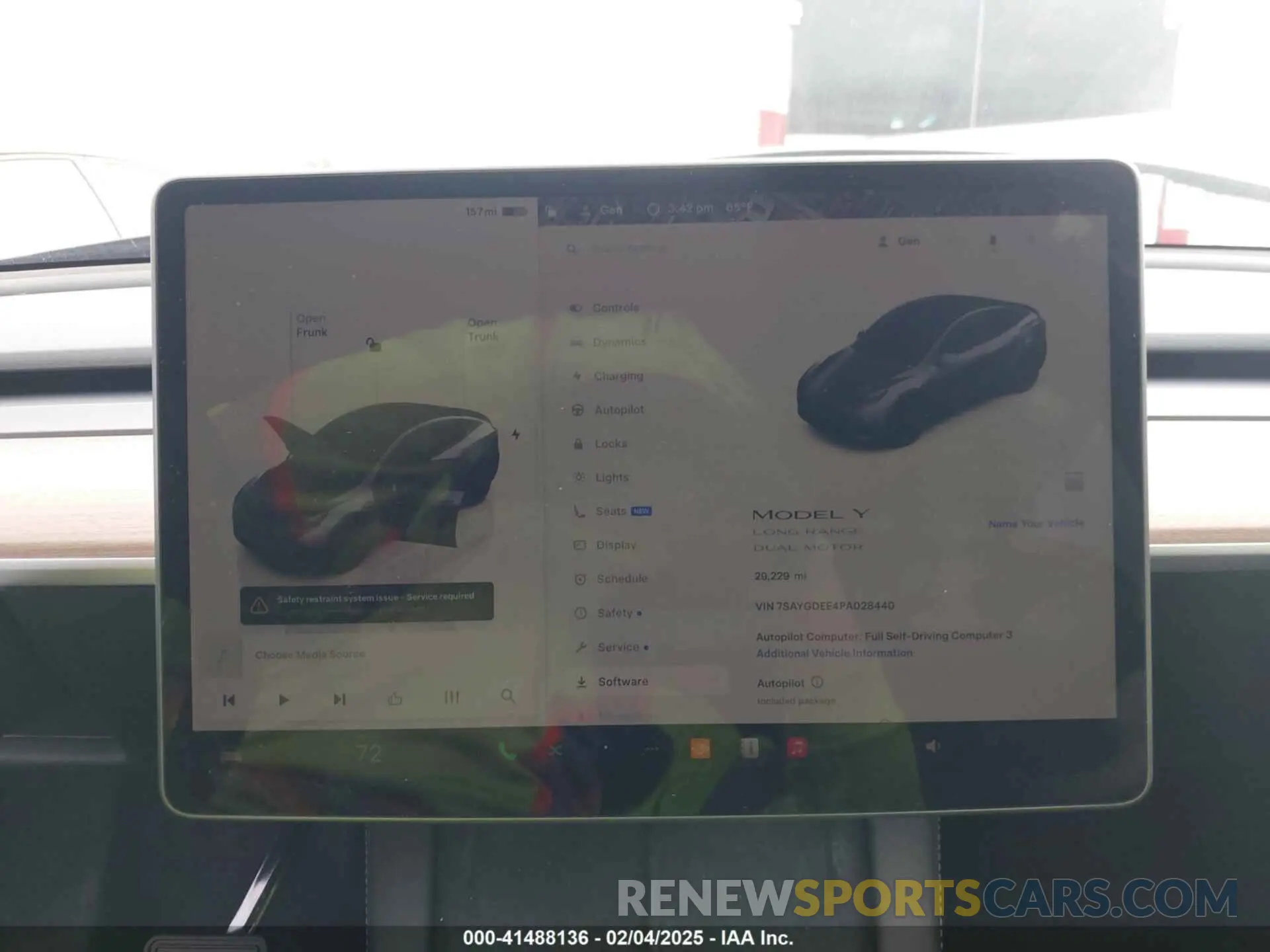 16 fotografías del automóvil dañado 7SAYGDEE4PA028440 TESLA MODEL Y 2023